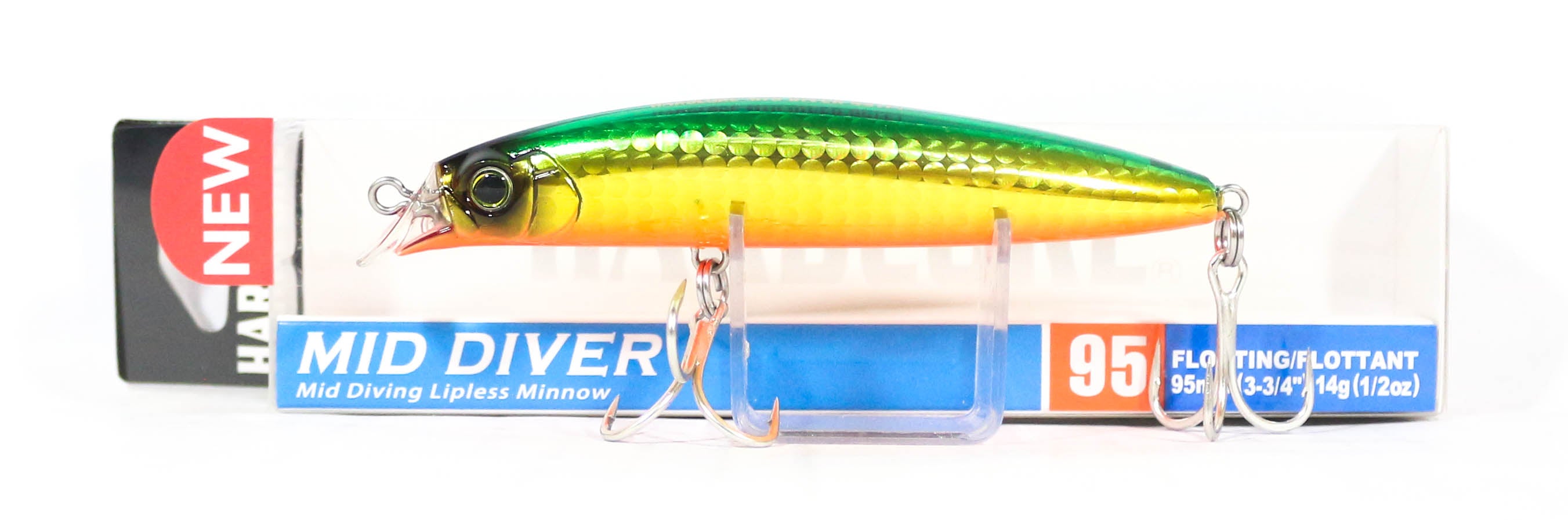 Yo Zuri Duel Hardcore Mid Diver 95 Floating Lure F1191-HGGR (5719)