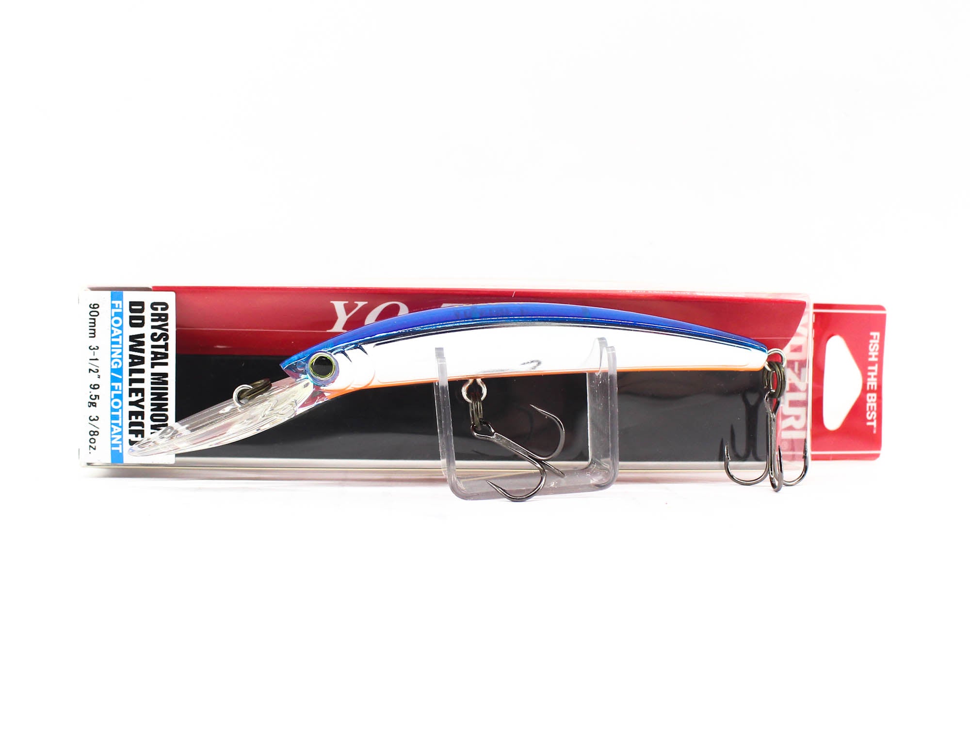 Yo Zuri Crystal Minnow DD Walleye 90 mm Floating Lure R1205-BT (8239)