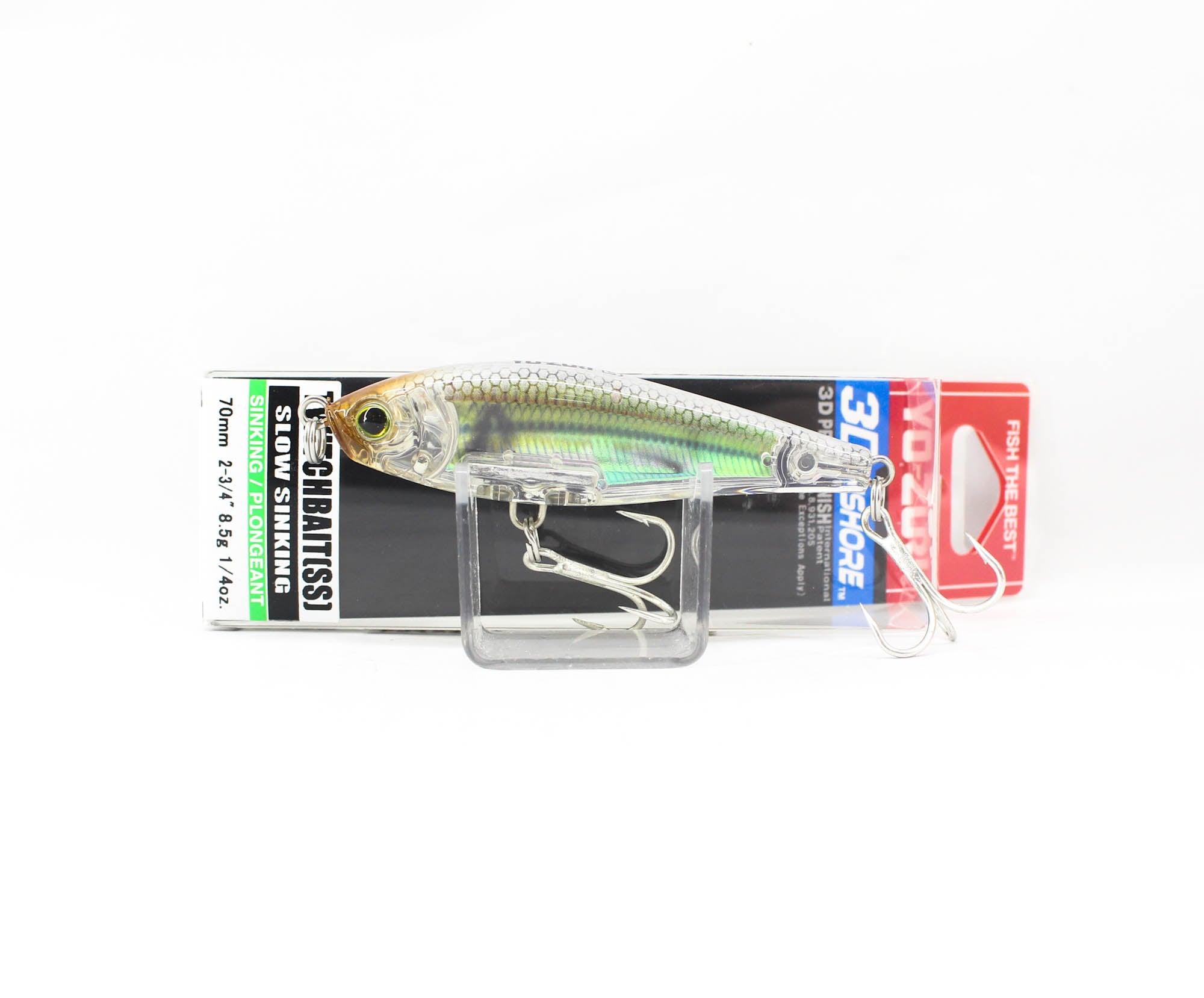 Yo Zuri Duel 3D Inshore Twitchbait 70SS Slow Sinking Lure R1207-RGLM (8291)