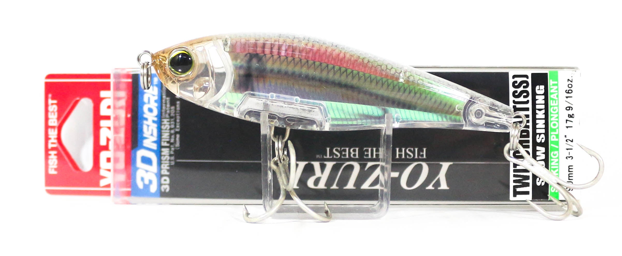Yo Zuri Duel 3D Inshore Twitchbait 90SS Slow Sinking Lure R1208-RGLM (8321)