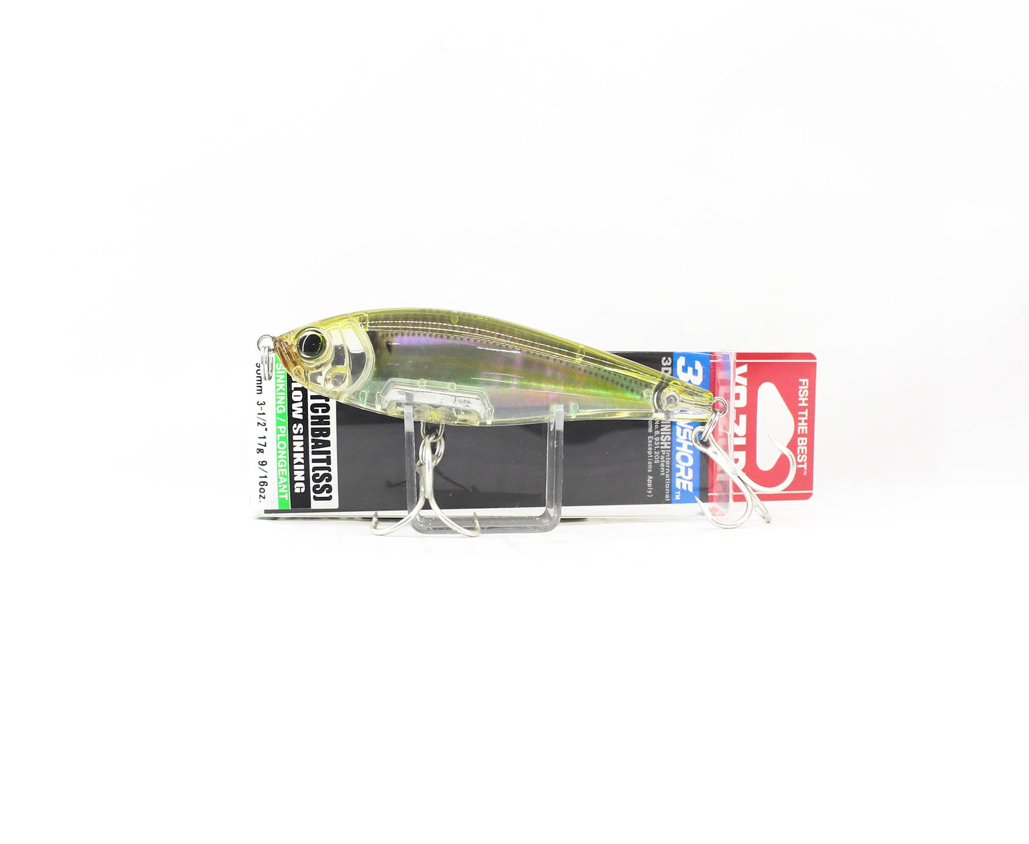 Yo Zuri Duel 3D Inshore Twitchbait 90SS Slow Sinking Lure R1208-RPCH (8345)