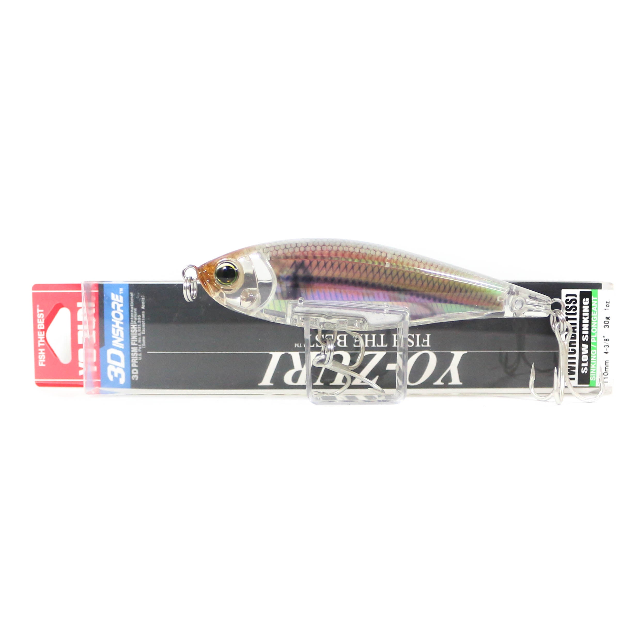 Yo Zuri Duel 3D Inshore Twitchbait 110SS Slow Sinking Lure R1348-RGLM 9403