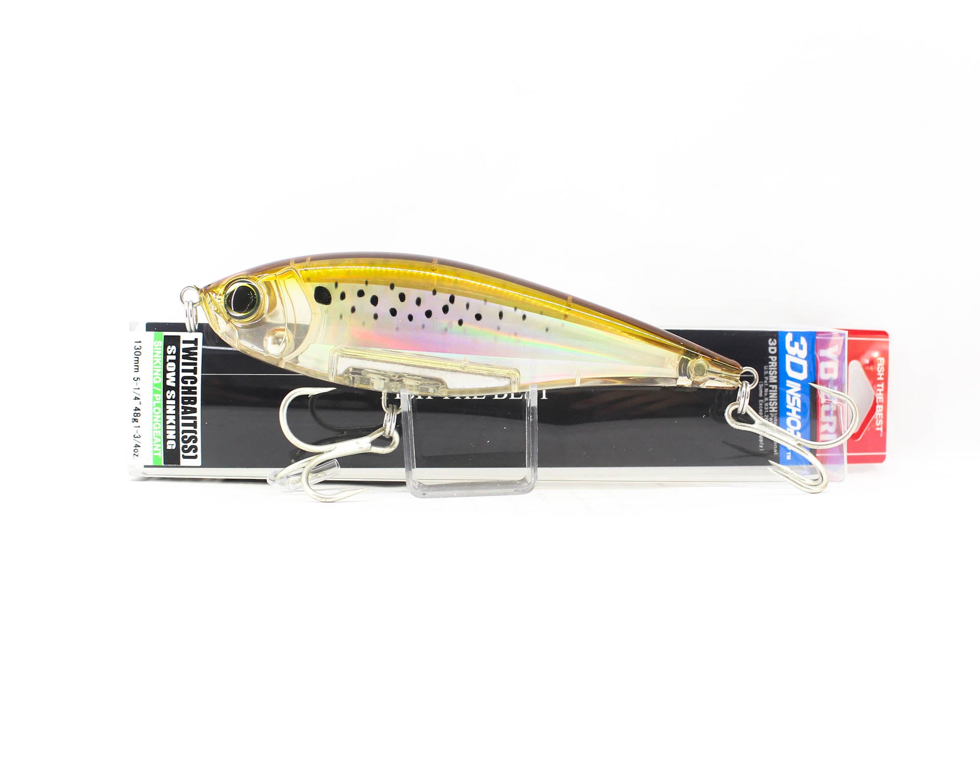 Yo Zuri Duel 3D Inshore Twitchbait 130SS Slow Sinking Lure R1349-HPBK 9533