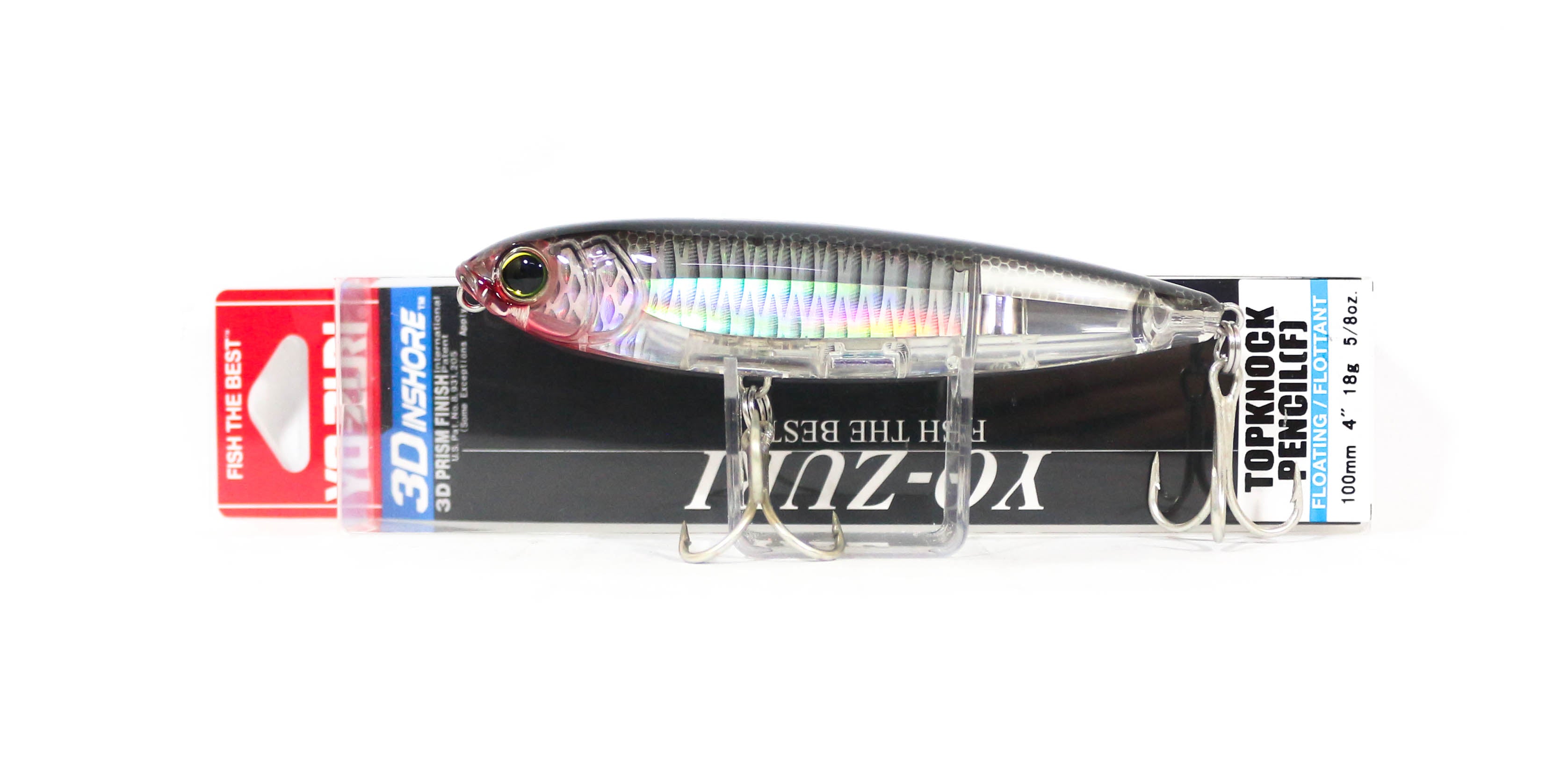 Yo Zuri Duel 3D Inshore Topknock Pencil 100 Floating Lure R1350-C4 (9588)