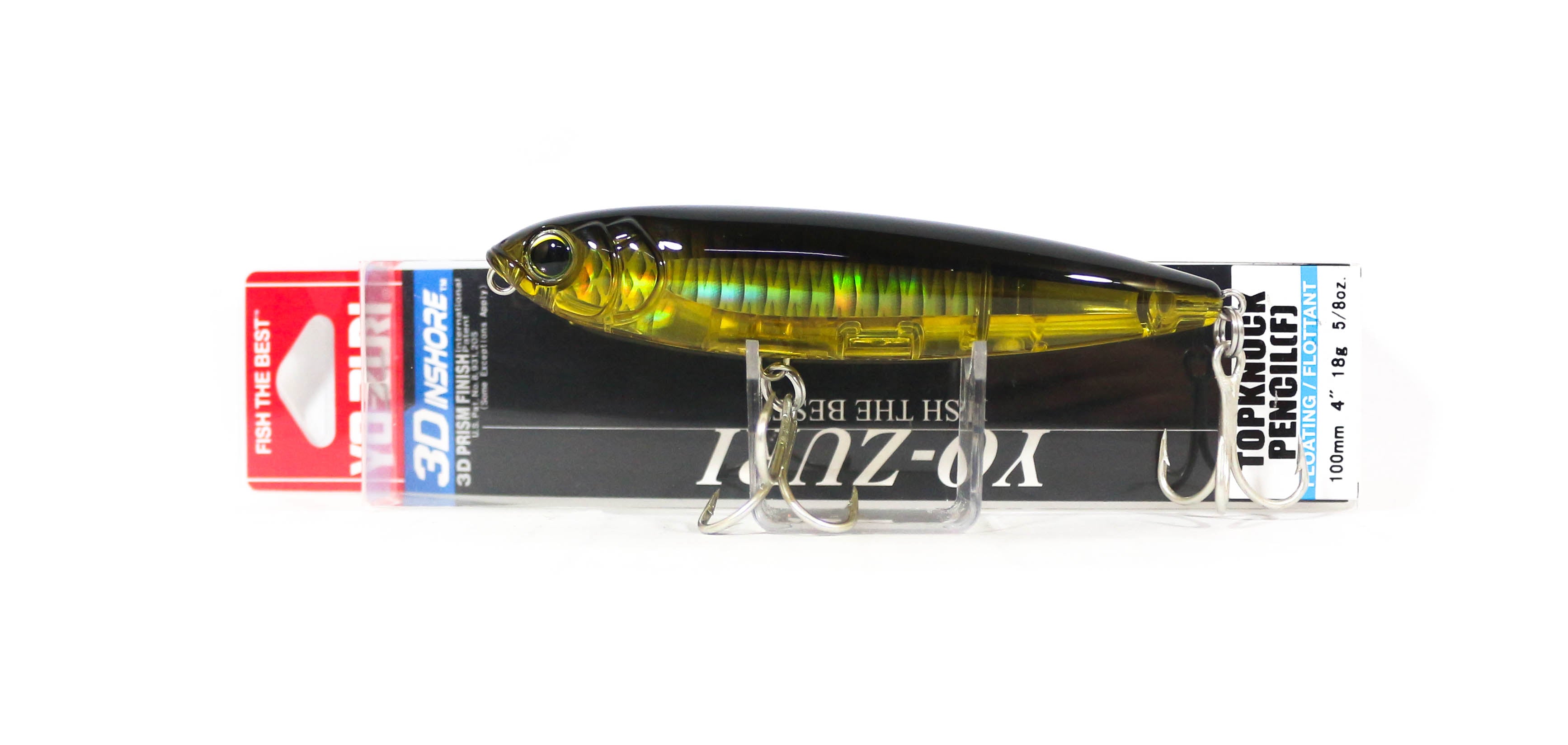 Yo Zuri Duel 3D Inshore Topknock Pencil 100 Floating Lure R1350-HGBL (9625)