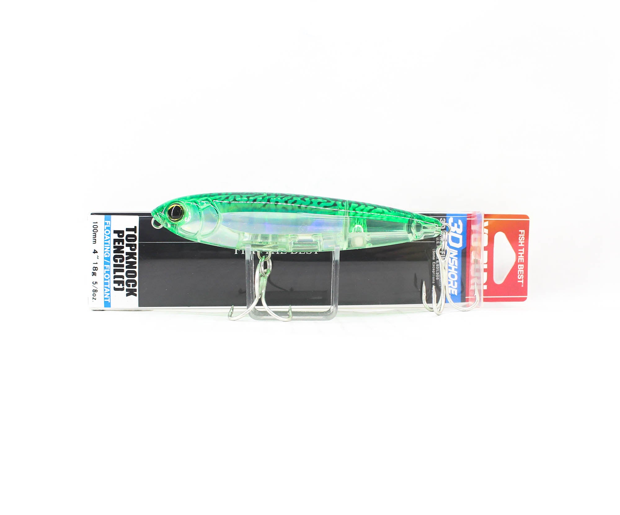 Yo Zuri Duel 3D Inshore Topknock Pencil 100F Floating Lure R1350-HGM (9632)