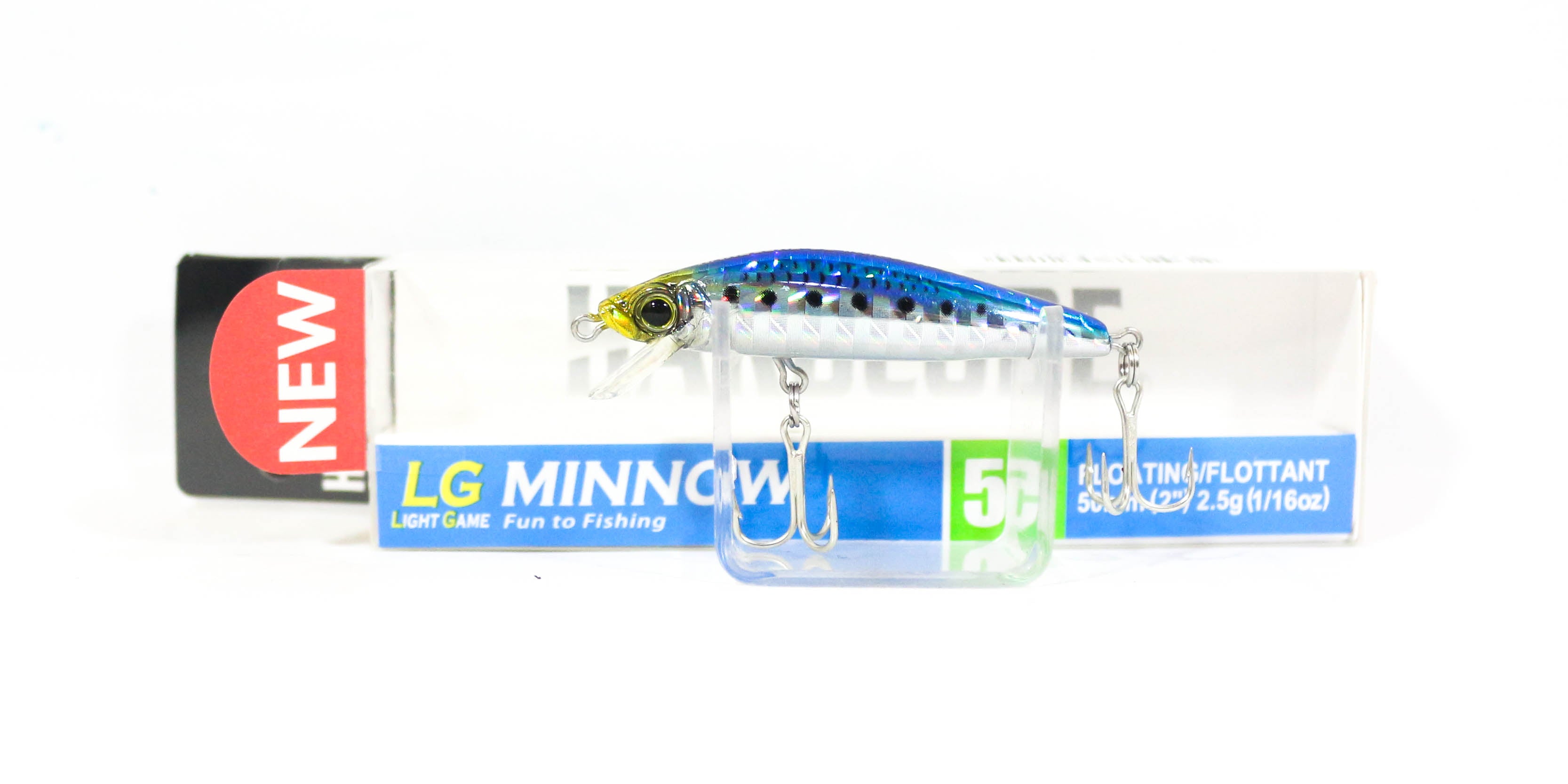 Yo Zuri Duel Hardcore LG Minnow 50F Floating Lure F1198-HIW (2168)