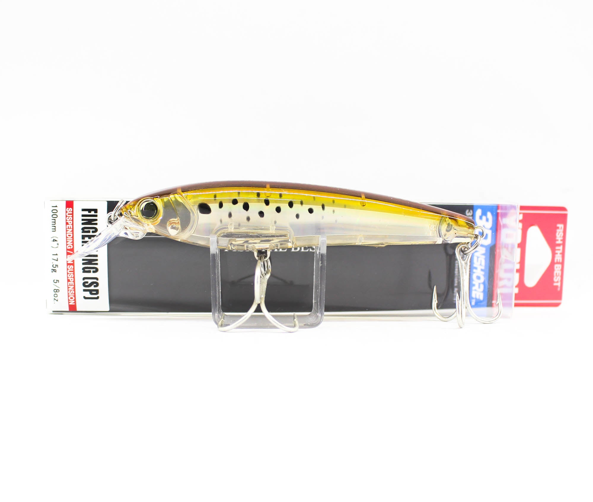 Yo Zuri Duel 3D Inshore Fingerling 100SP Suspend Lure R1410-HPBK (9860)