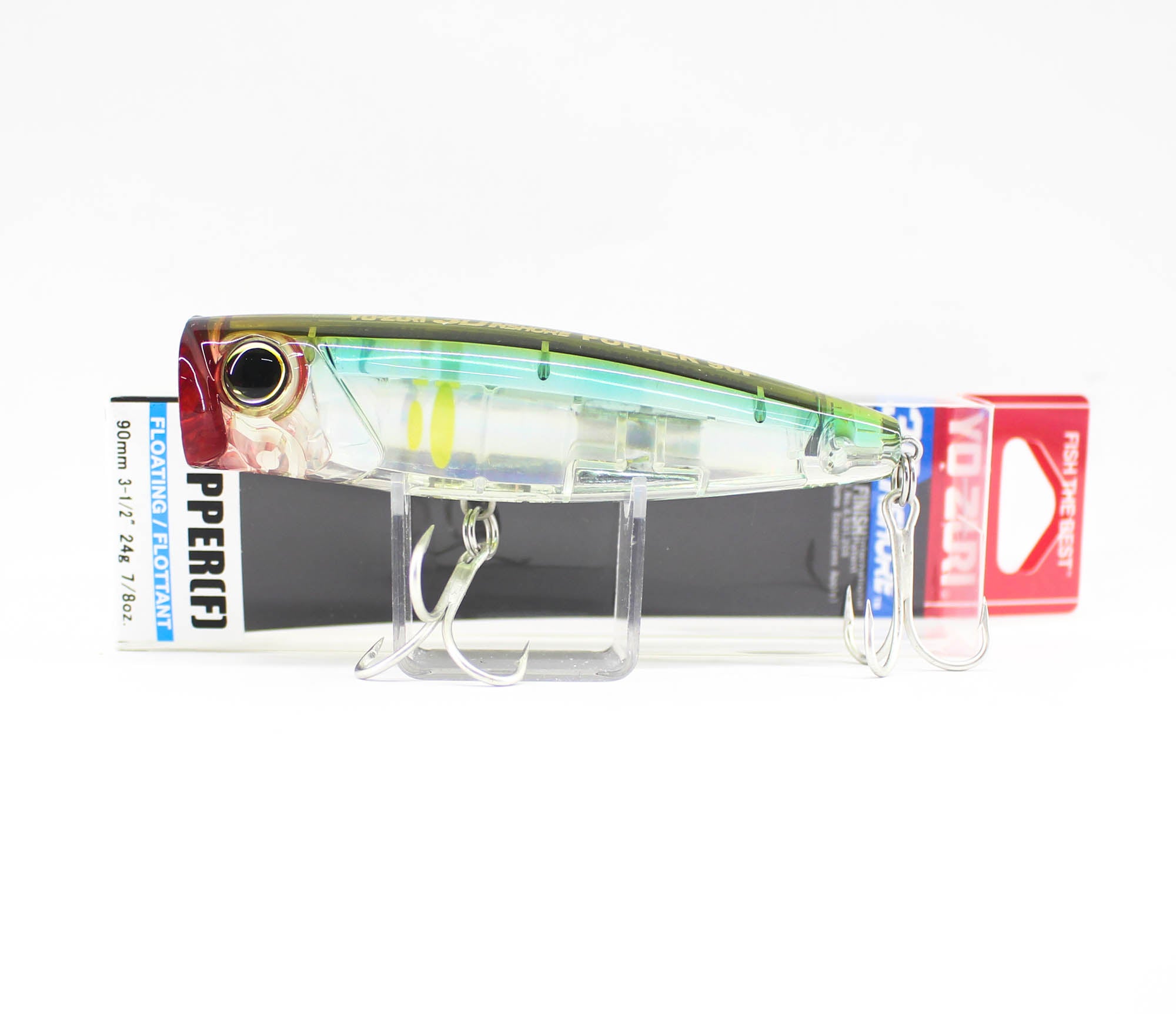 Yo Zuri Duel 3D Inshore Popper 90F Floating Lure R1411-HHAY (0934)
