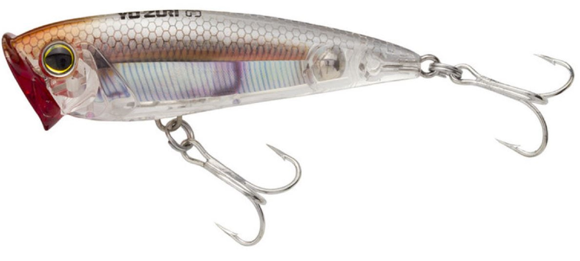 Yo Zuri Duel 3D Inshore Popper 90F Floating Lure R1411-RGLM (0965)
