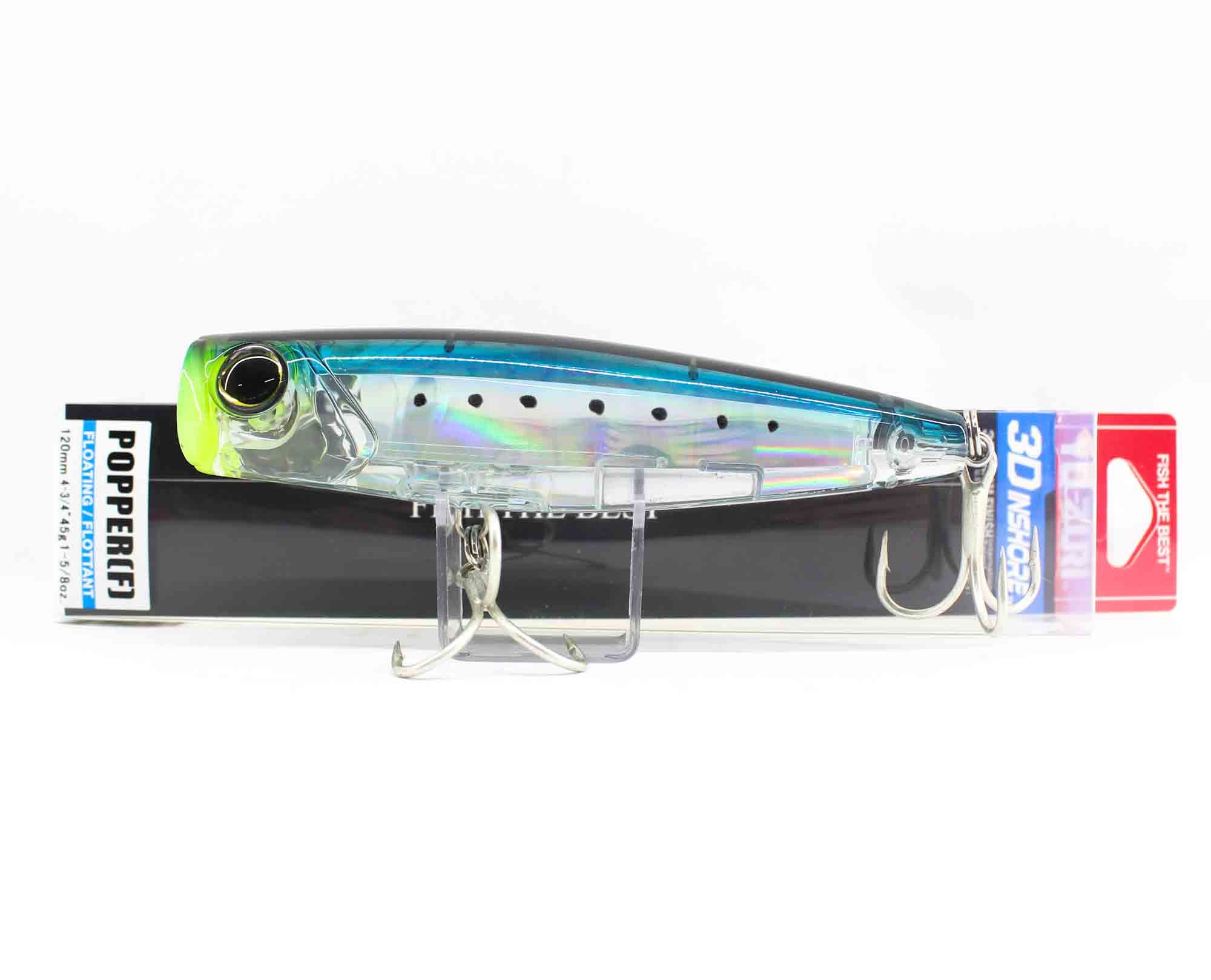Yo Zuri Duel 3D Inshore Popper 120F Floating Lure R1412-GHIW (1030)