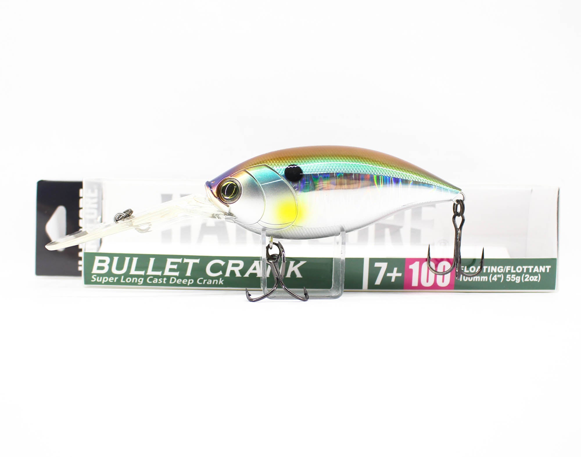 Yo Zuri Duel Hardcore Bullet Crank 7+ 100F Floating Lure R1422-HSH (1610)