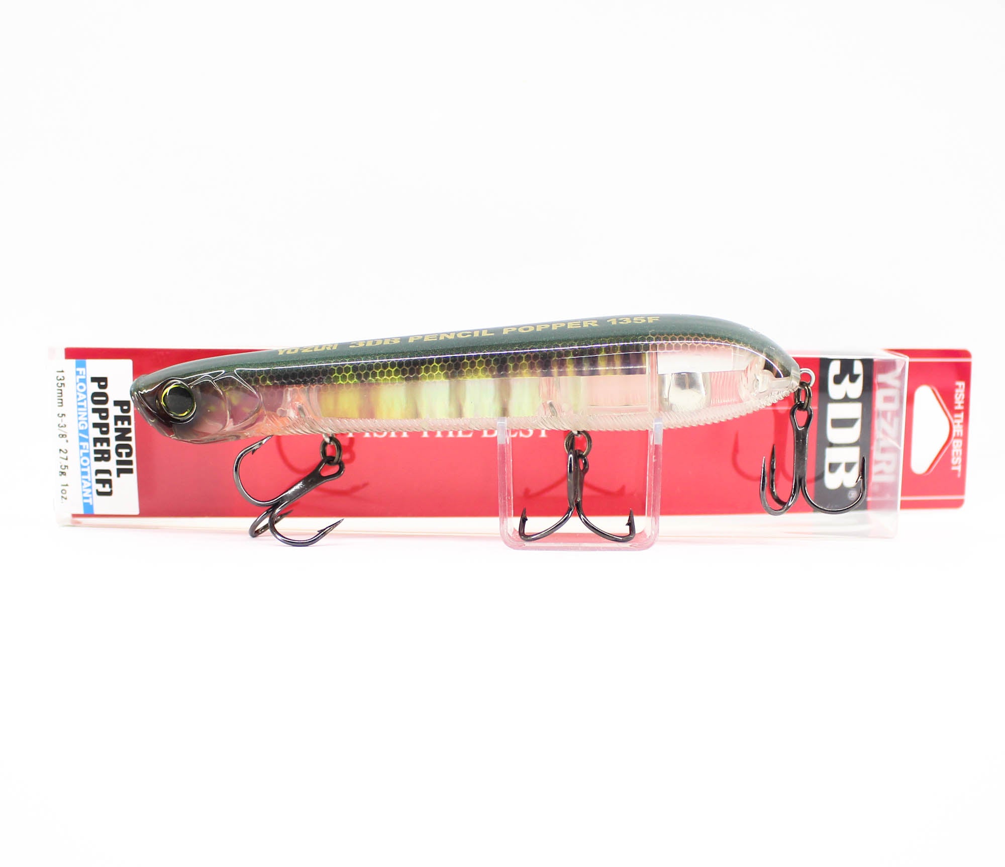 Yo Zuri Duel 3DB Pencil Popper 135 mm Floating Lure R1373-RBG (2662)