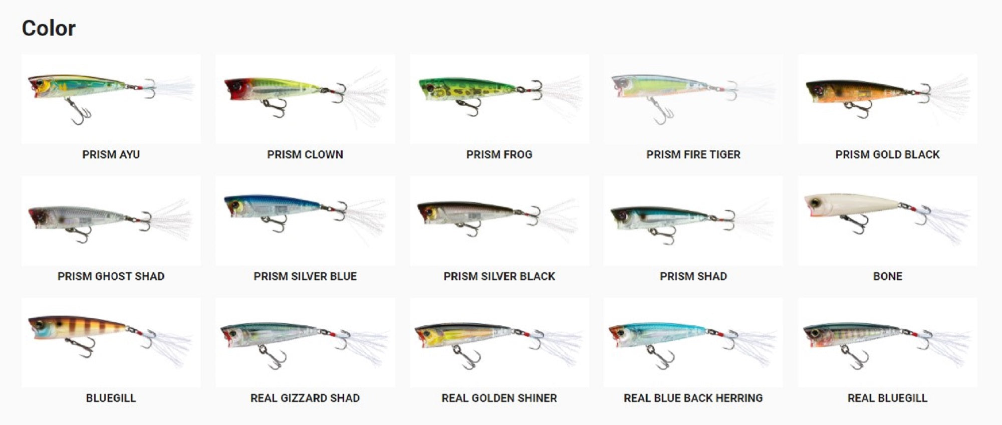 Yo Zuri Duel 3DB Popper 75 mm Floating Lure R1101-RGZS (2723)