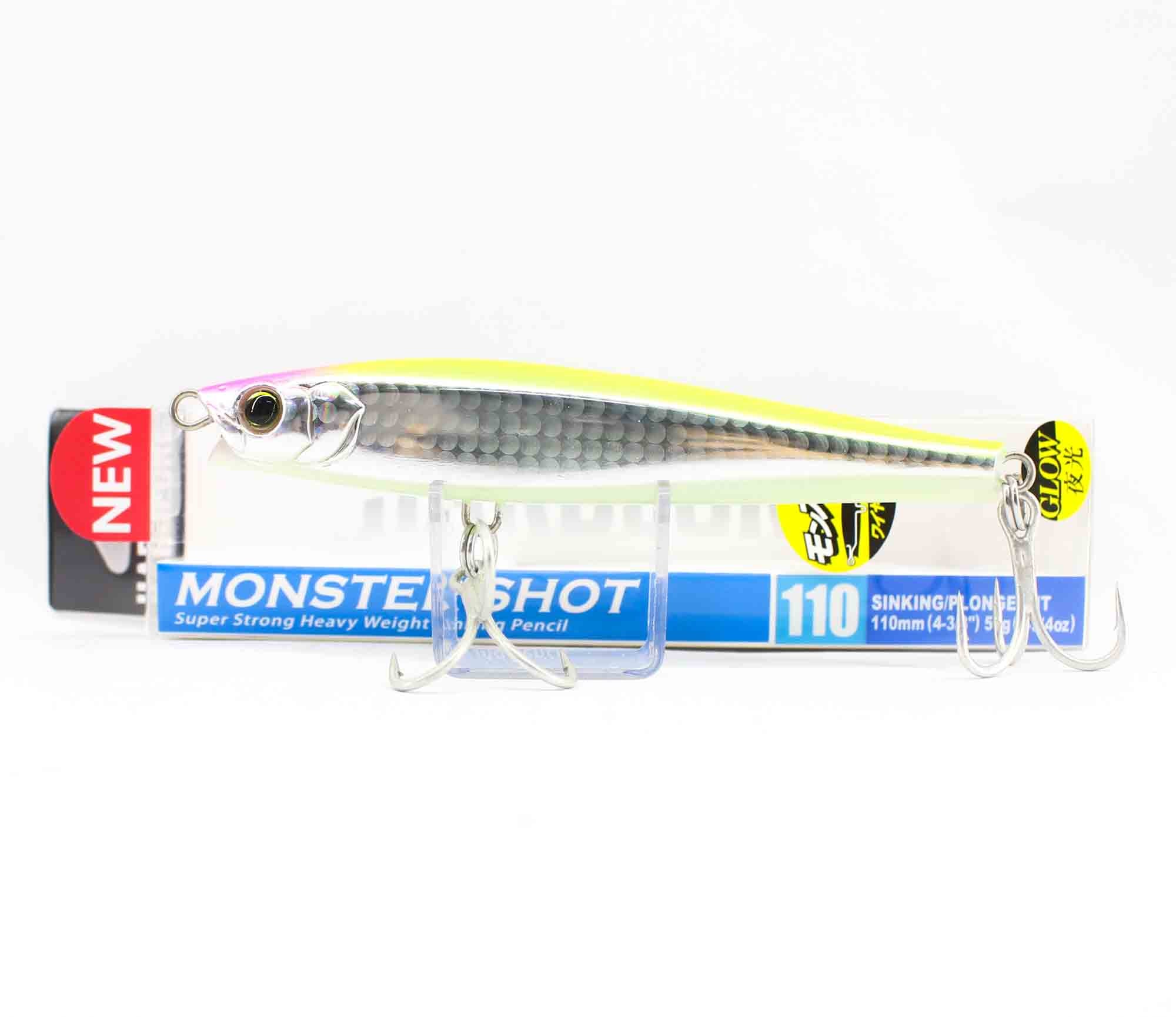 Yo Zuri Duel Hardcore Monster Shot 110 Sinking Lure F1208-HLCL (5625)