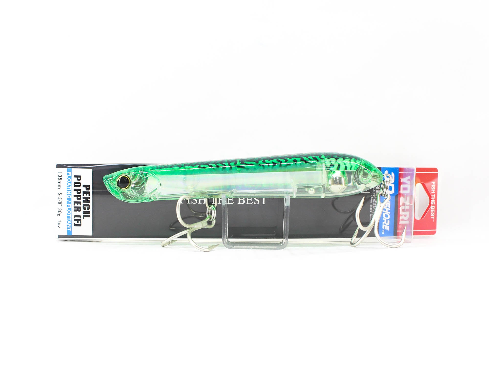 Yo Zuri Duel 3D Inshore Pencil Popper 135 mm Floating Lure R1433-HGM (6714)