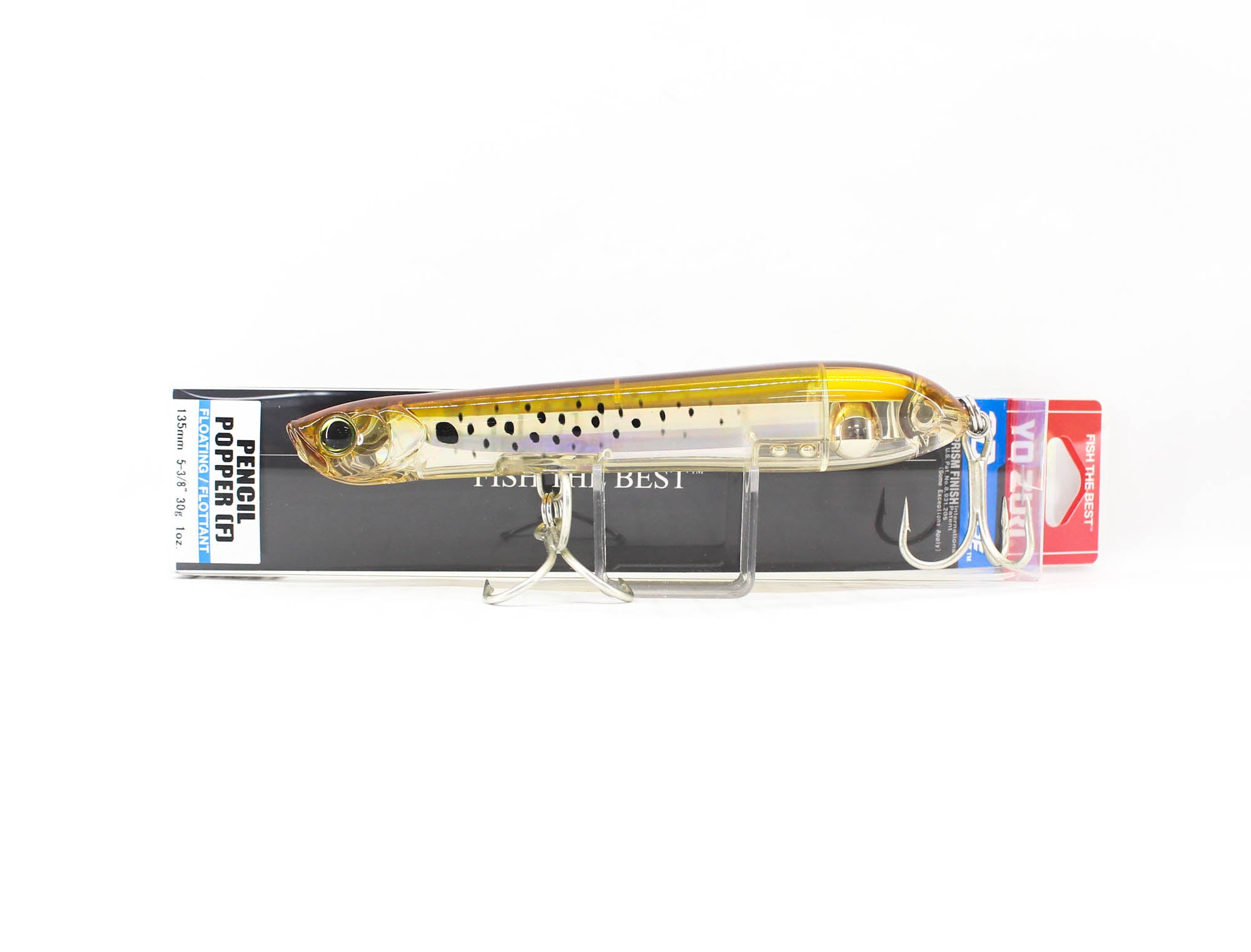 Yo Zuri Duel 3D Inshore Pencil Popper 135mm Floating Lure R1433-HPBK (6745)