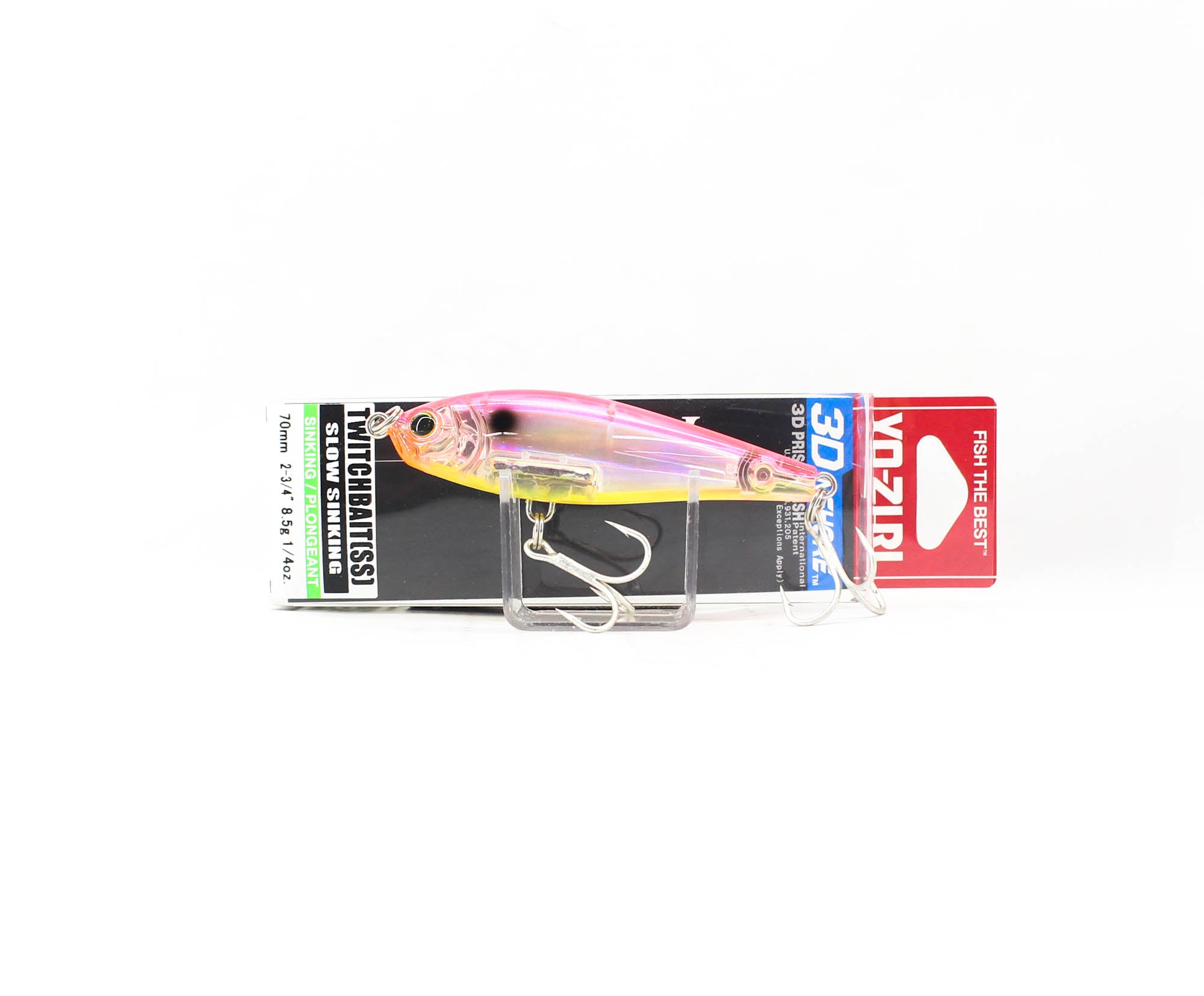 Yo Zuri Duel 3D Inshore Twitchbait 70SS Slow Sinking Lure R1207-PSCL (6783)