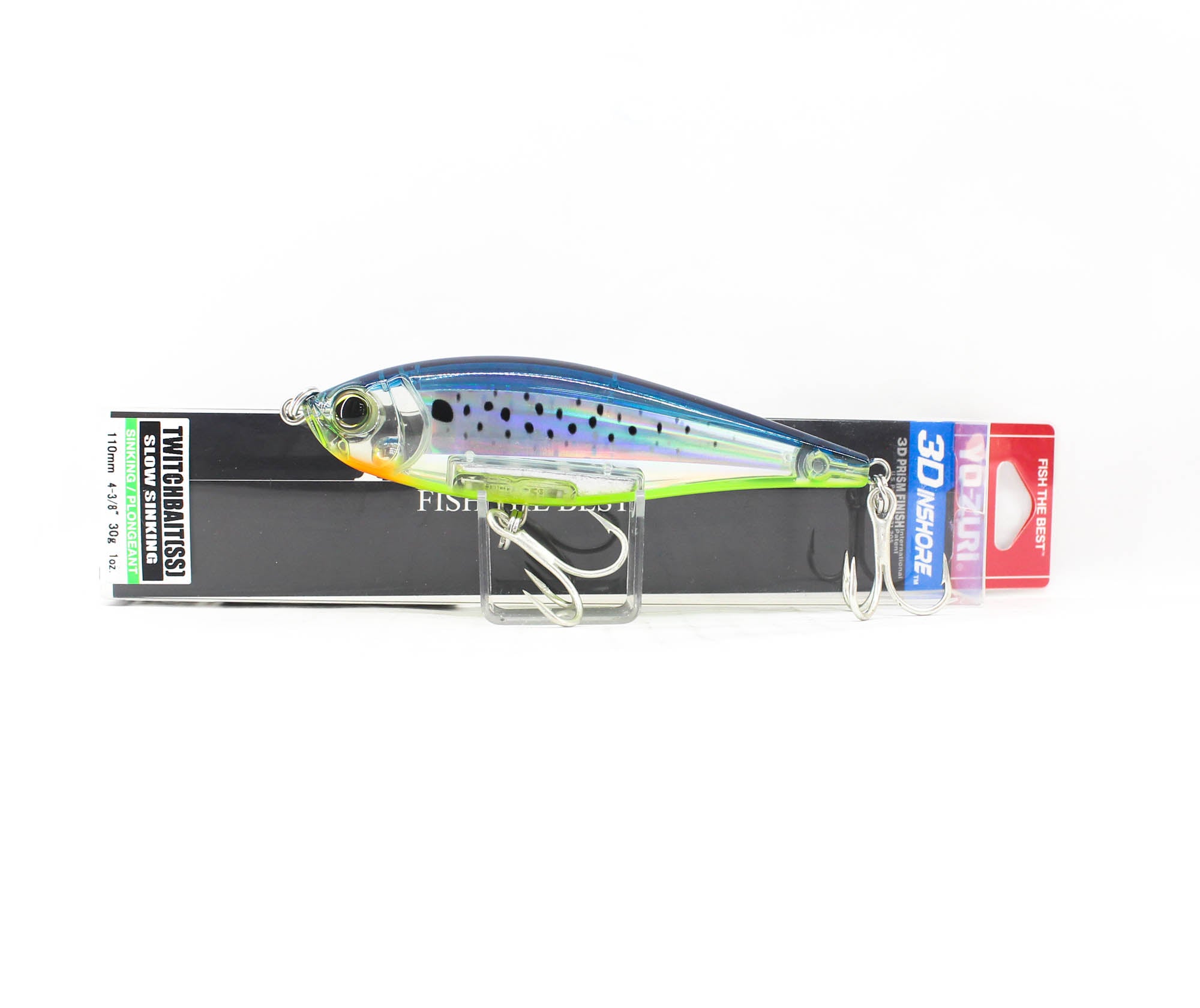 Yo Zuri Duel 3D Inshore Twitchbait 110SS Slow Sinking Lure R1348-MDG (6851)
