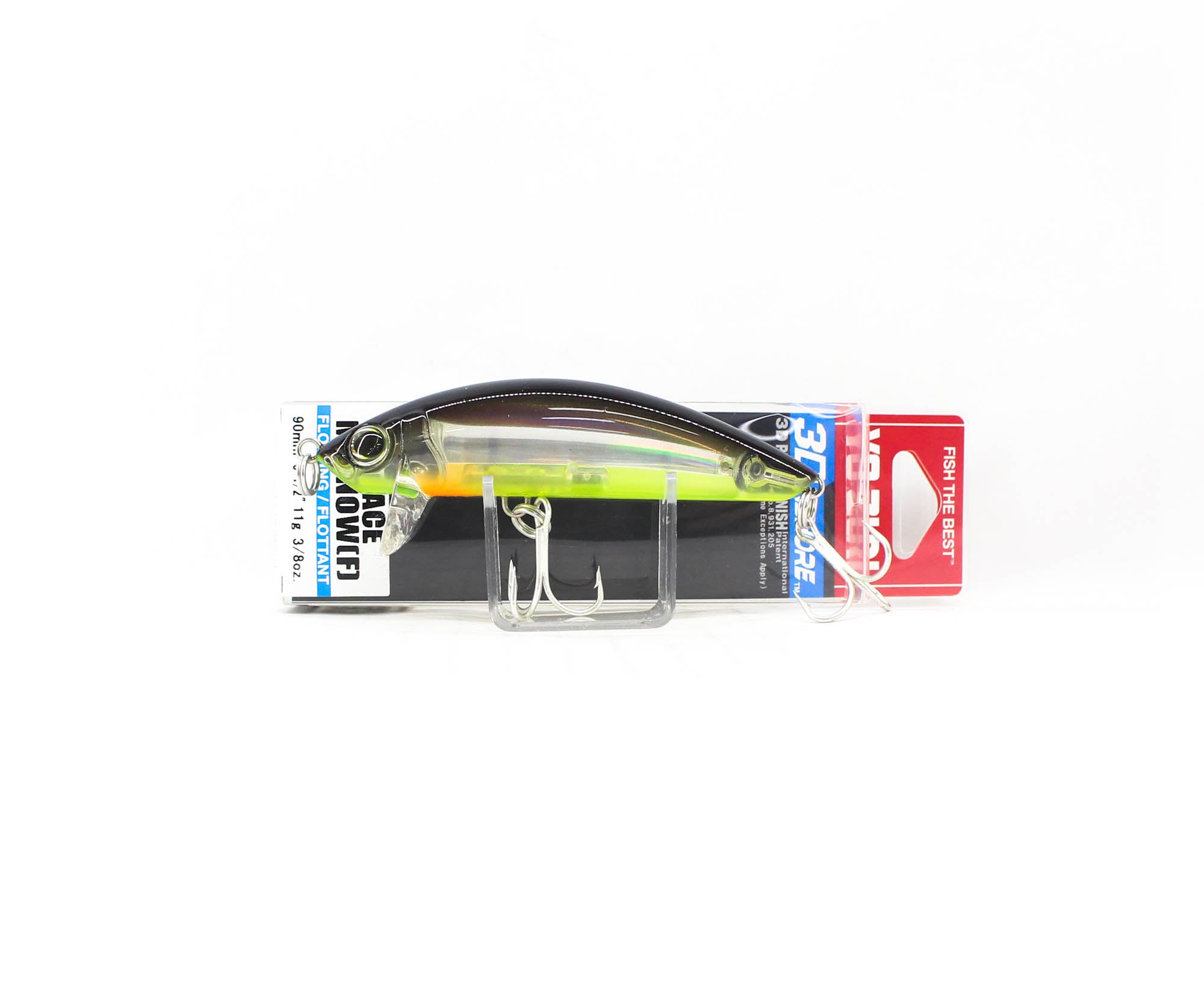 Yo Zuri Duel 3D Inshore Surface Minnow 90 Floating Lure R1215-BSCL (6929)