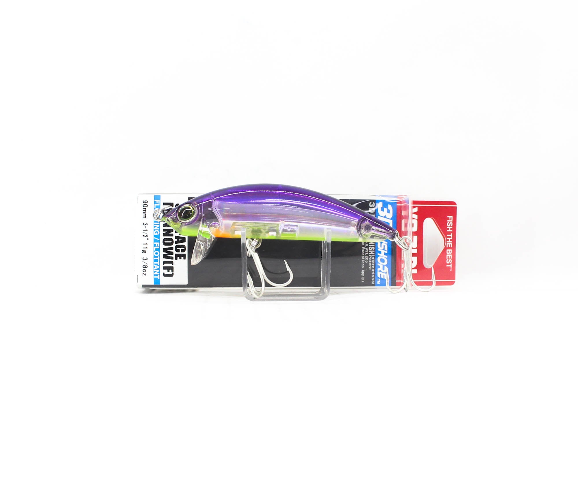 Yo Zuri Duel 3D Inshore Surface Minnow 90 Floating Lure R1215-V (6950)