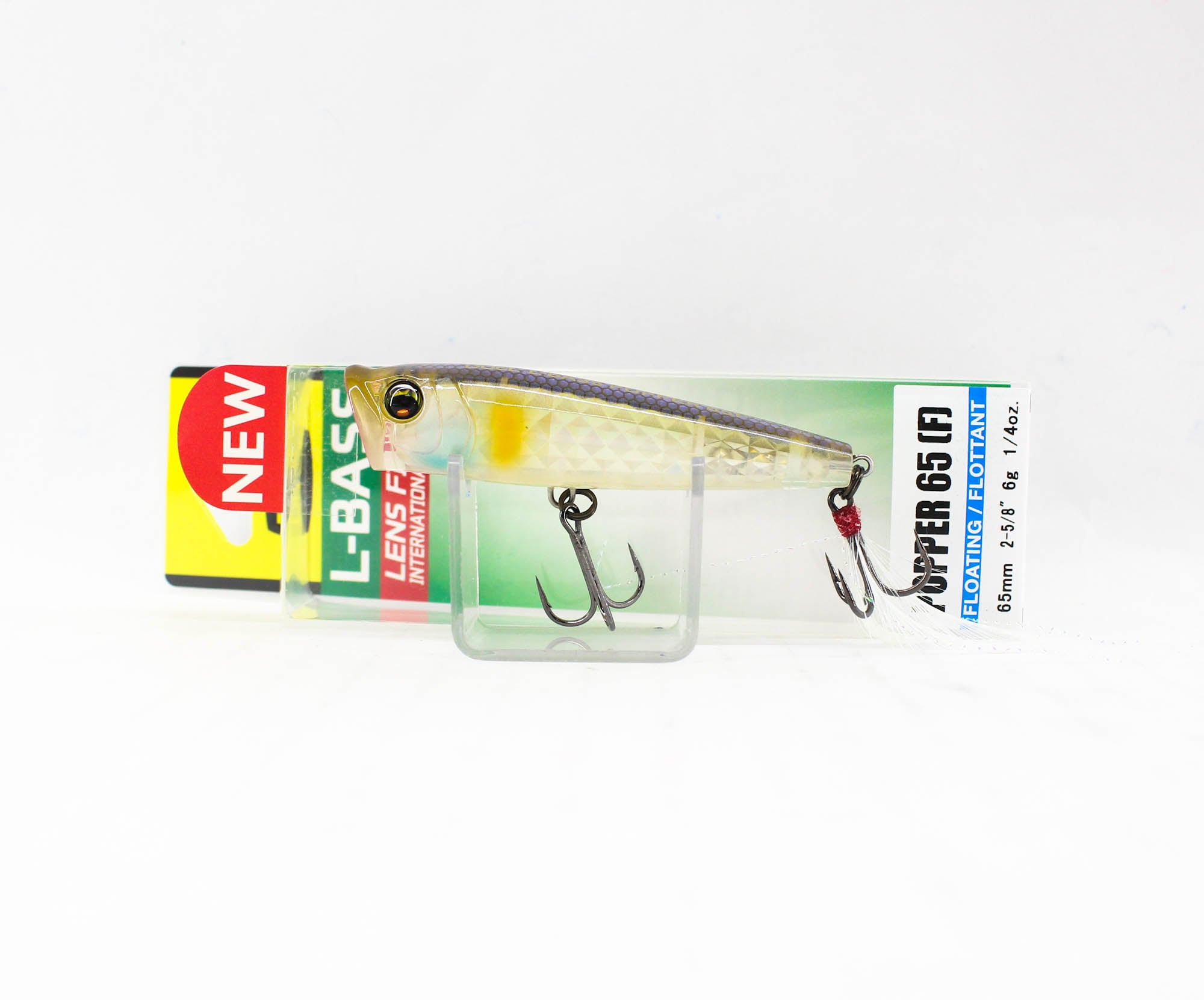 Yo Zuri Duel L Bass Popper 65F Floating Lure F1212-GSAY (7087)