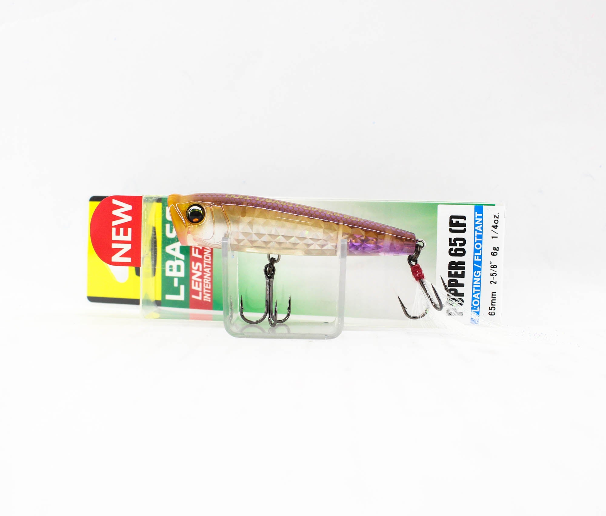Yo Zuri Duel L Bass Popper 65F Floating Lure F1212-HWS (7131)