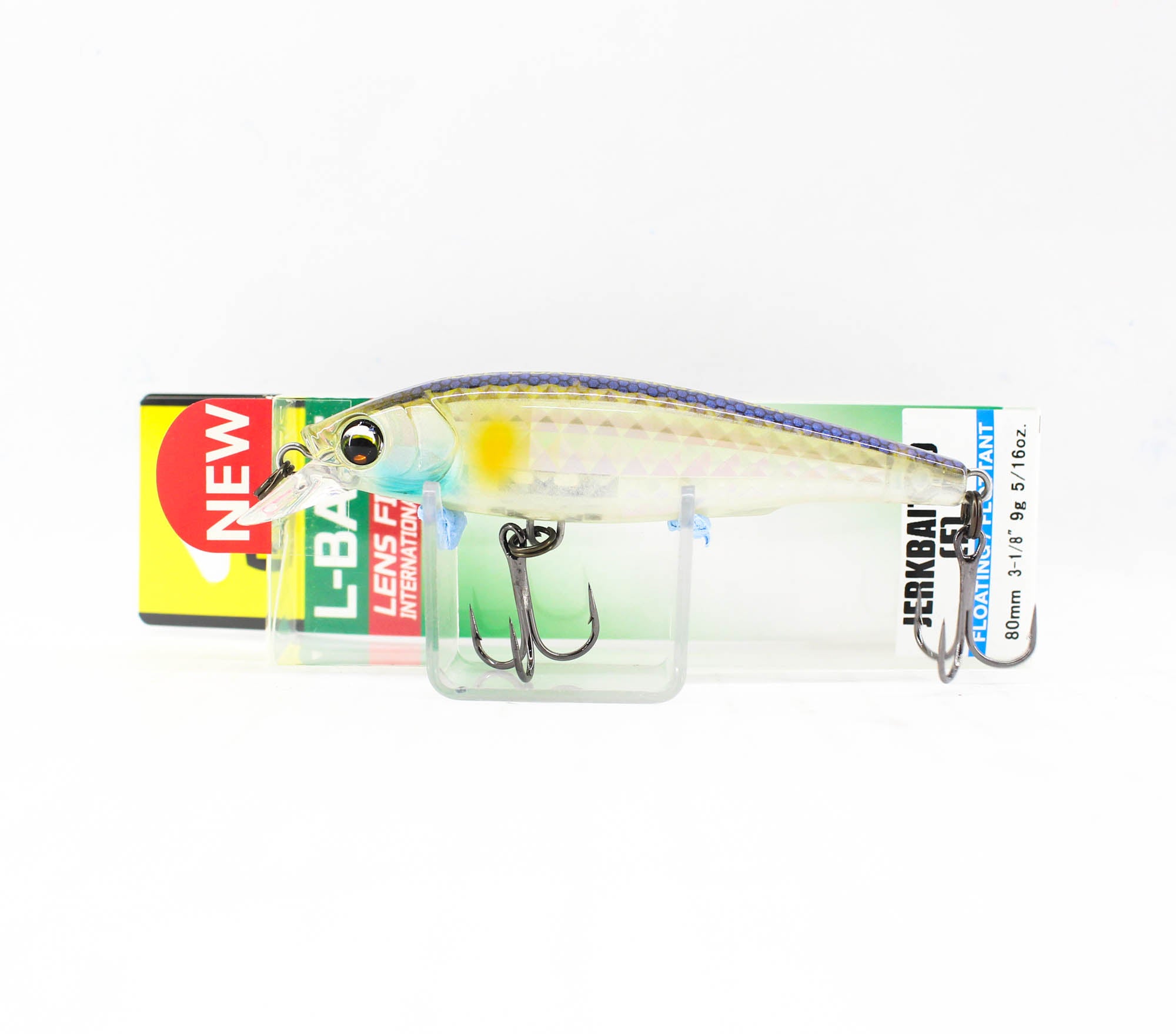 Yo Zuri Duel L Bass Jerkbait 80F Floating Lure F1213-GSAY (7162)