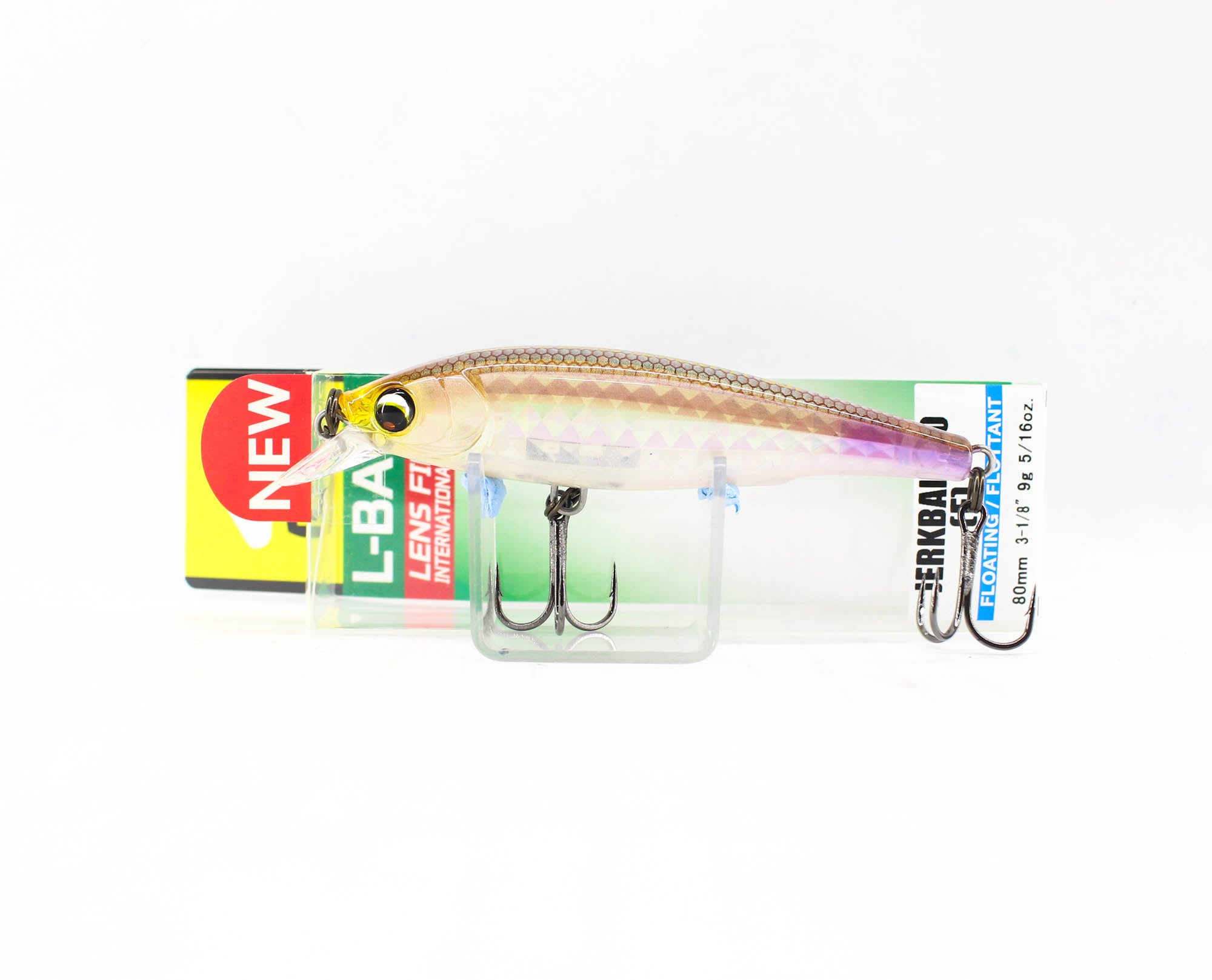 Yo Zuri Duel L Bass Jerkbait 80F Floating Lure F1213-GSWS (7186)