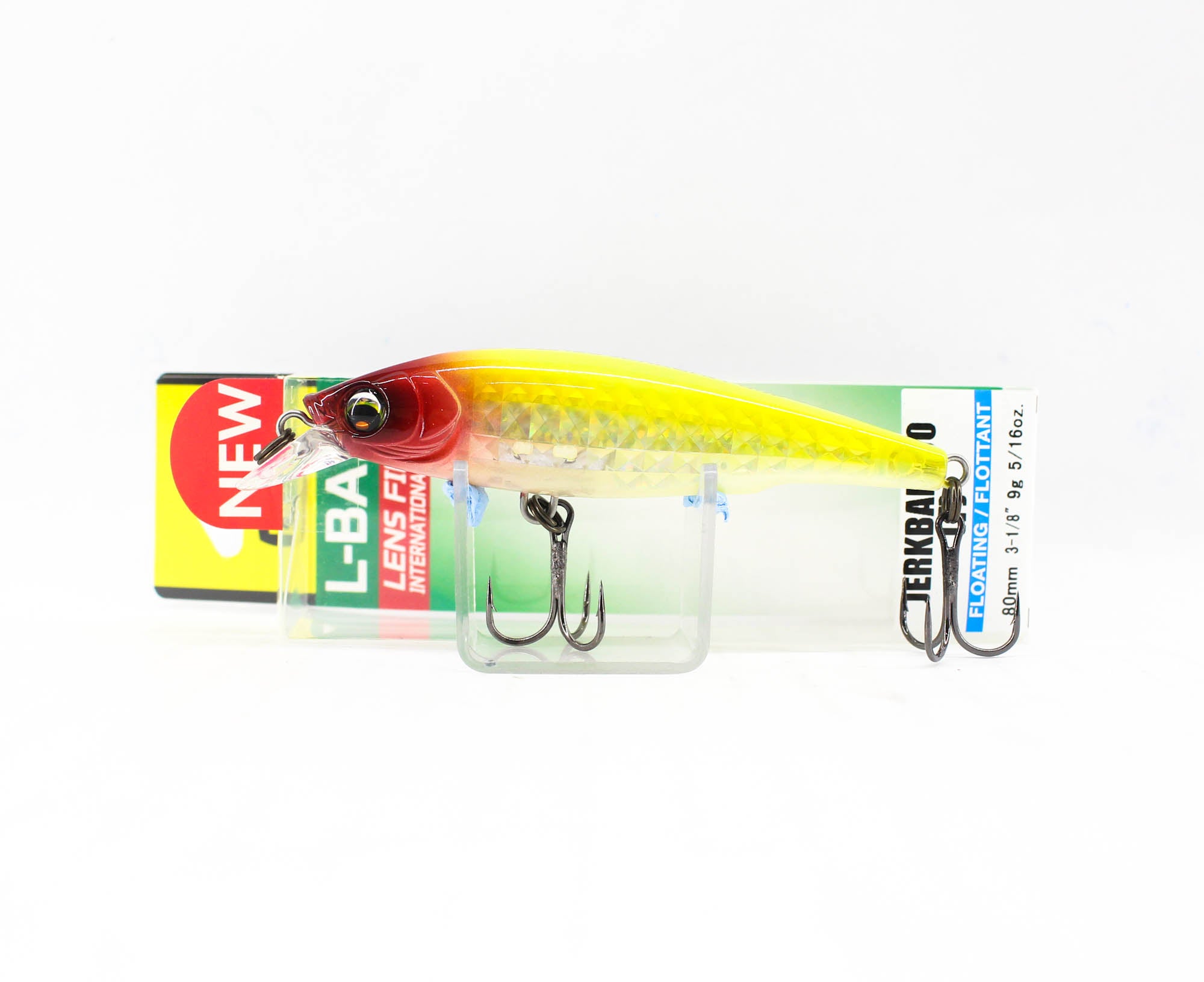 Yo Zuri Duel L Bass Jerkbait 80F Floating Lure F1213-HCR (7193)