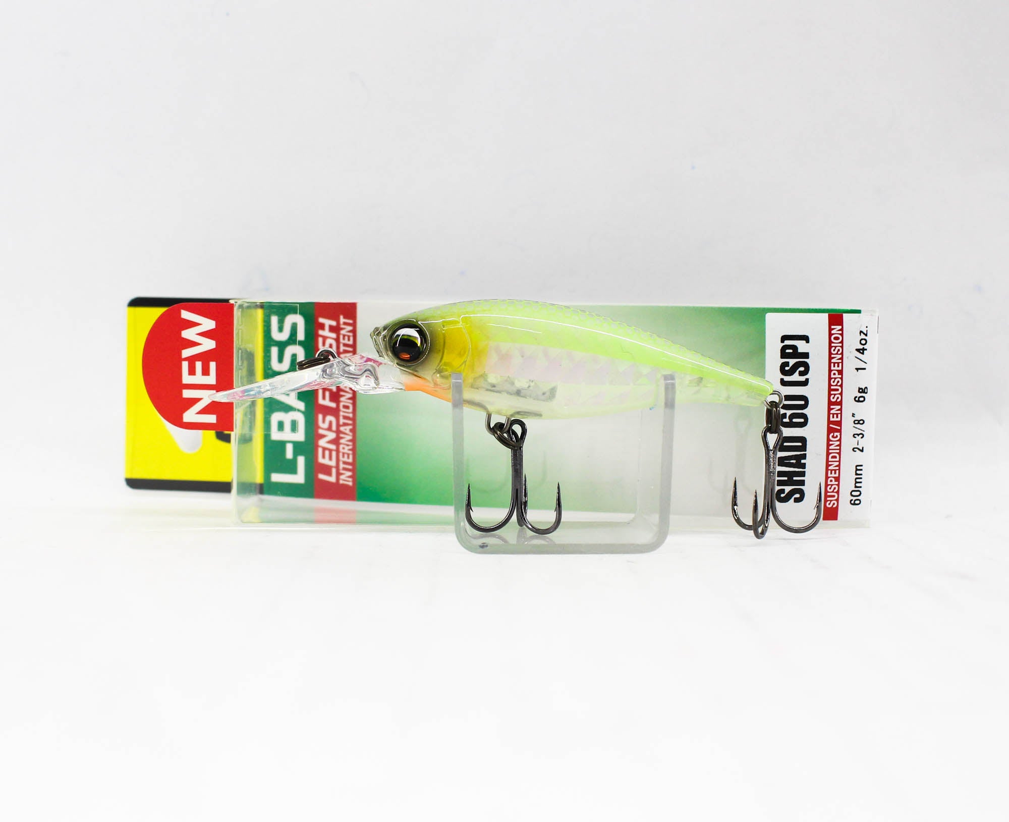 Yo Zuri Duel L Bass Shad 60SP Suspend Lure F1215-GSCB (7339)
