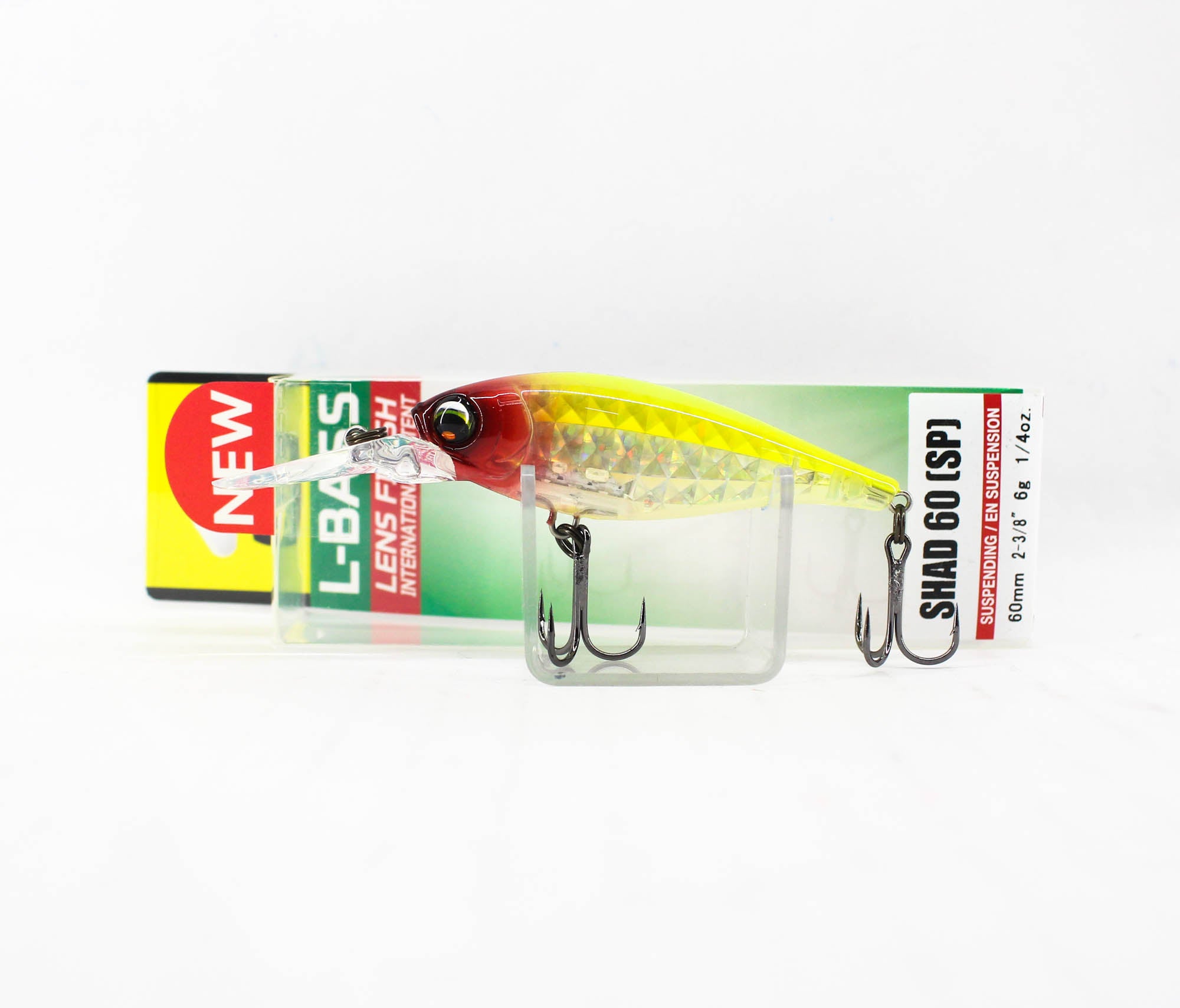 Yo Zuri Duel L Bass Shad 60SP Suspend Lure F1215-HCR (7353)
