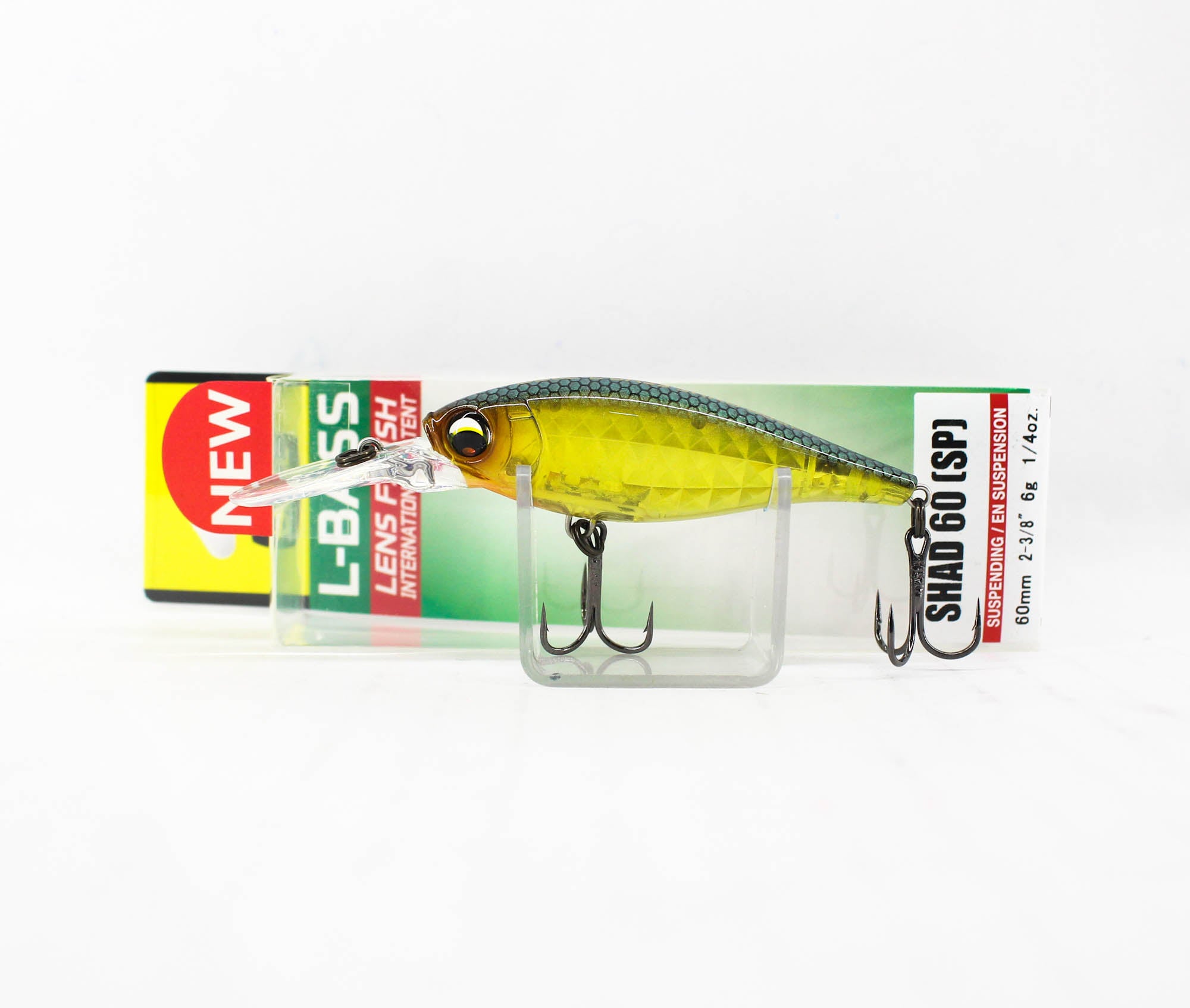 Yo Zuri Duel L Bass Shad 60SP Suspend Lure F1215-MGGB (7377)