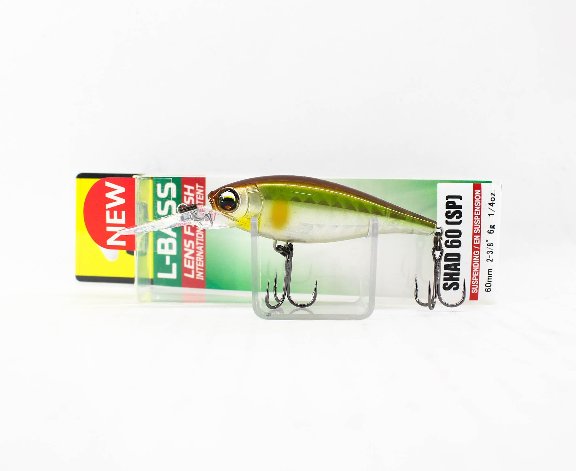 Yo Zuri Duel L Bass Shad 60SP Suspend Lure F1215-MGSA (7384)