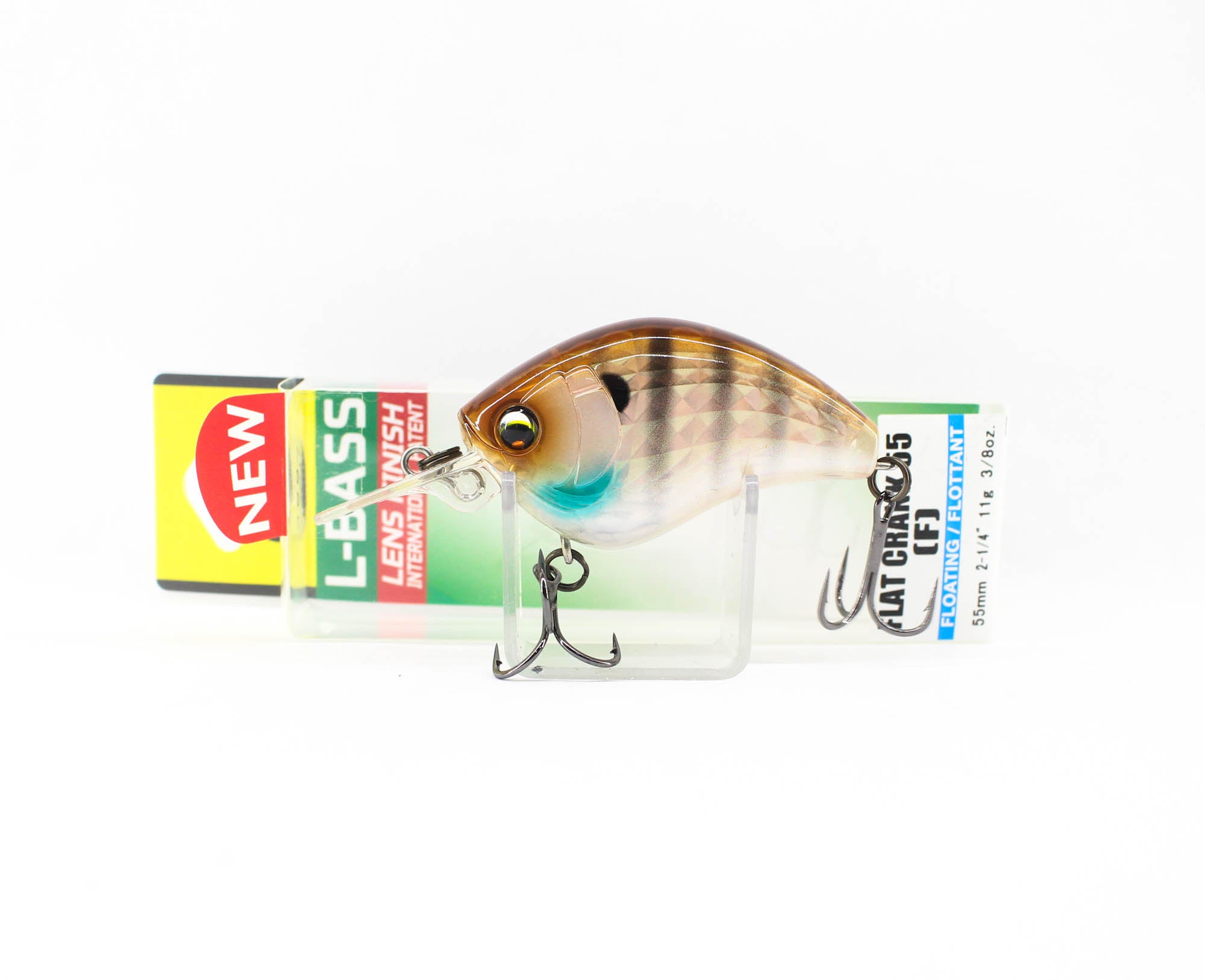 Yo Zuri Duel L Bass Flat Crank 55F Floating Lure F1220-GSBG (7728)