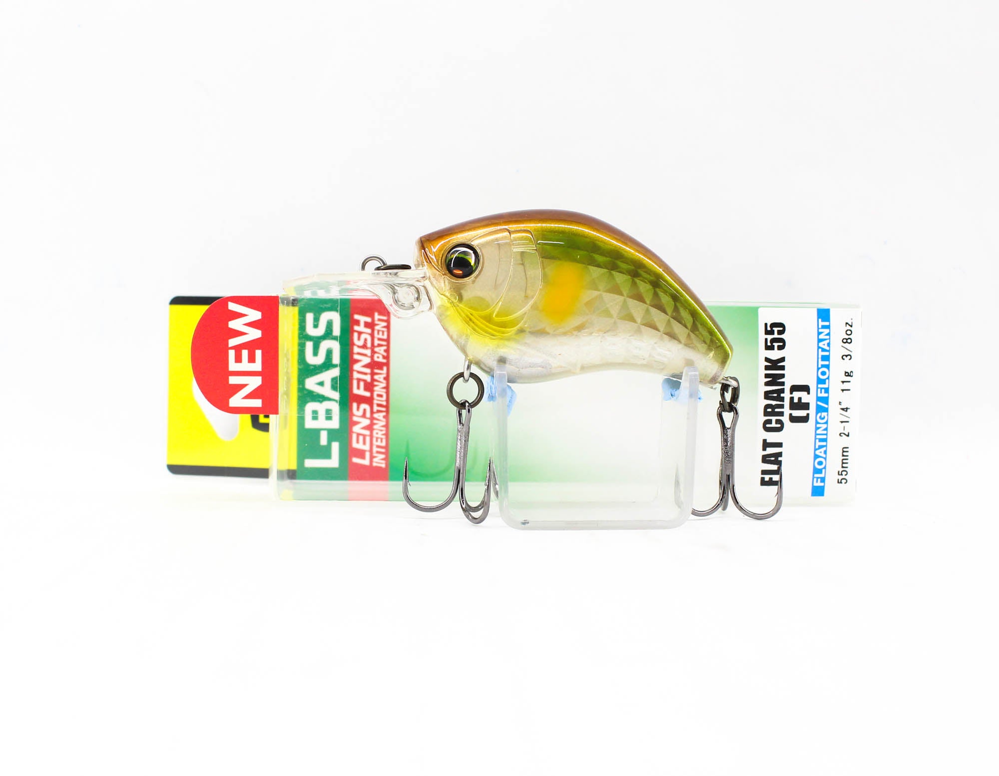 Yo Zuri Duel L Bass Flat Crank 55F Floating Lure F1220-MGSA (7797)