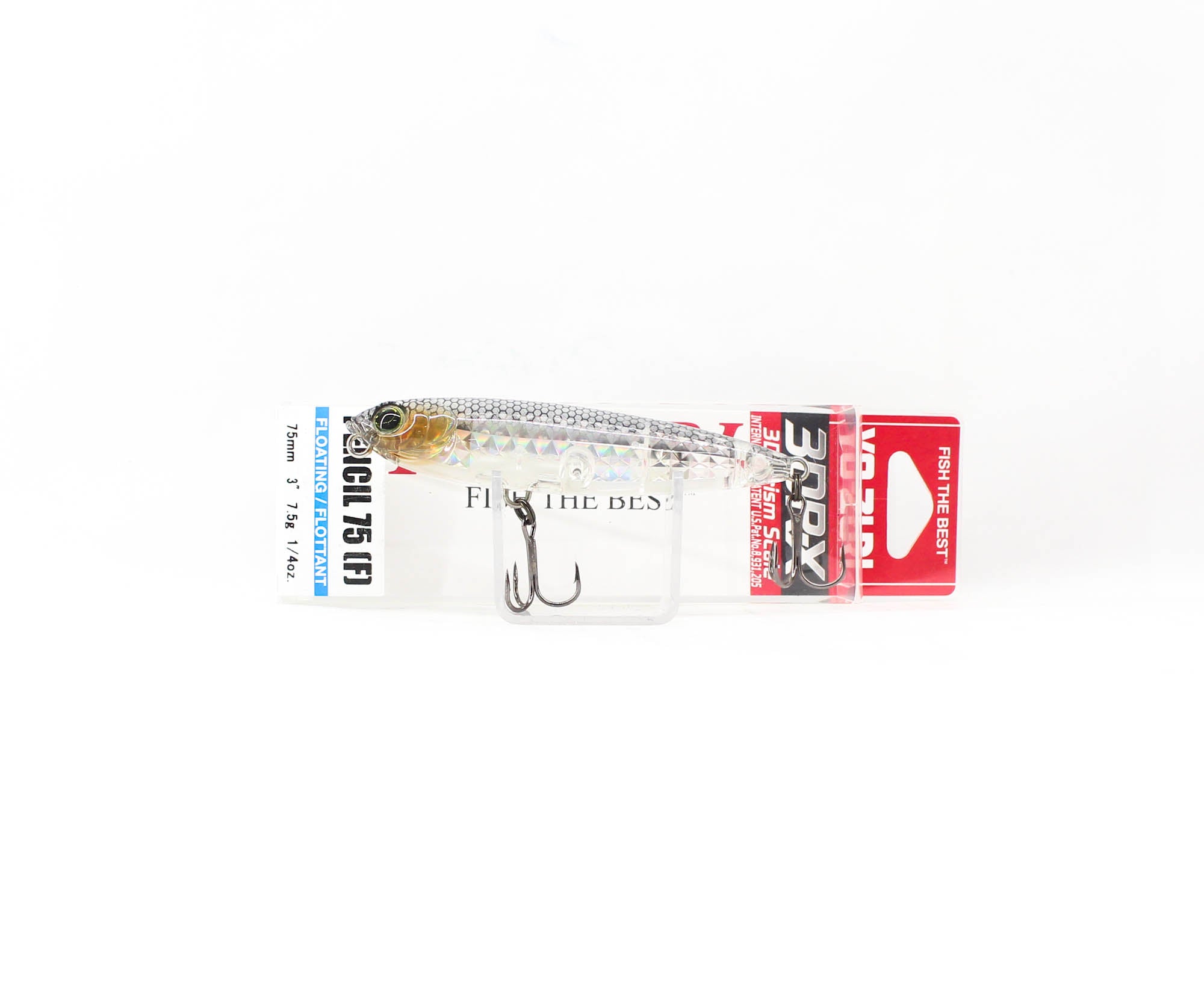 Yo Zuri 3DR-X Pencil 75F Floating Lure R1434-PGSH (7858)
