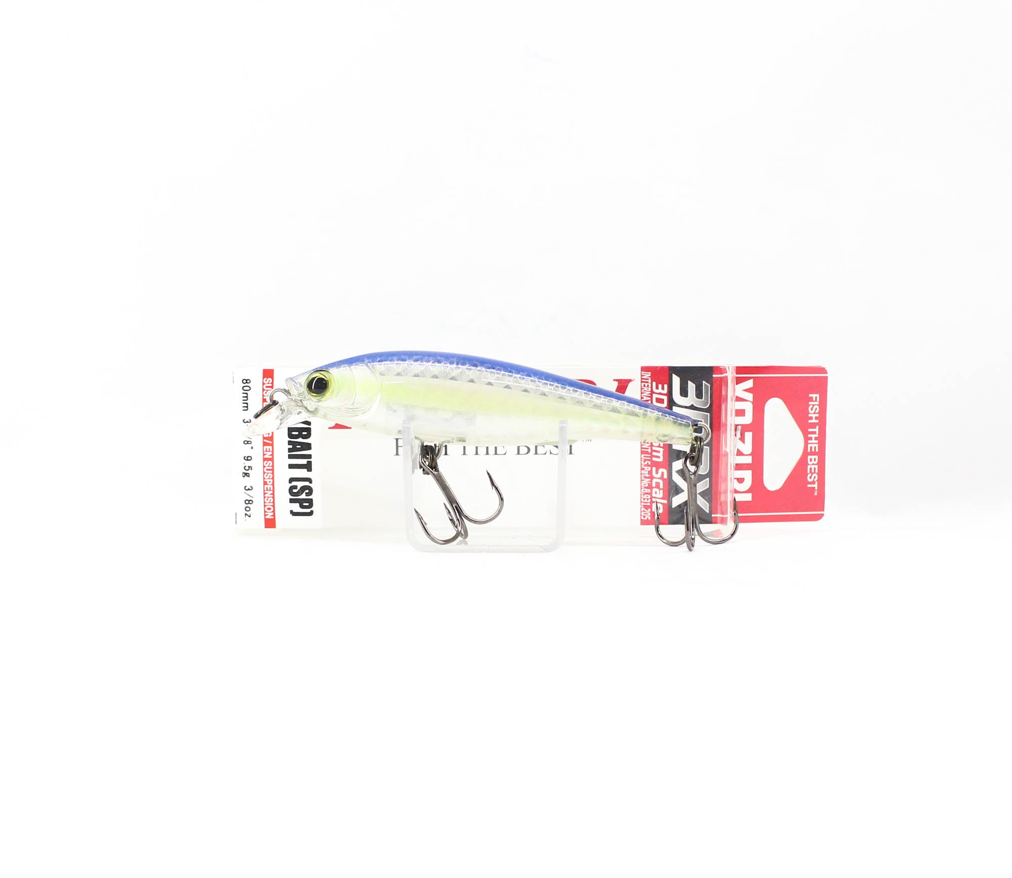 Yo Zuri 3DR-X Jerkbait 80SP Suspend Lure R1437-GSSS (8077)