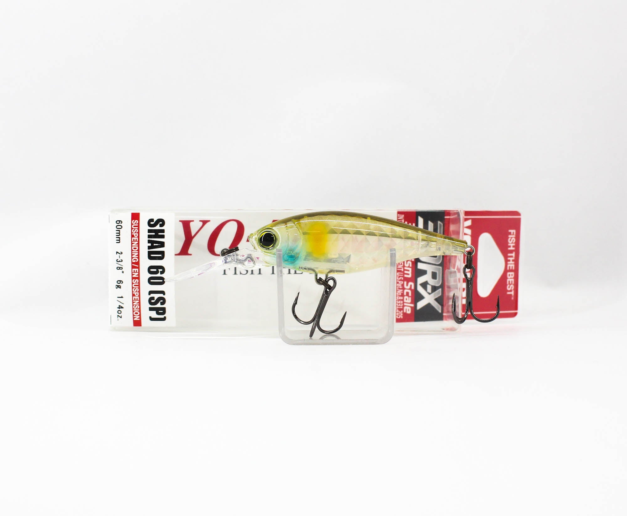 Yo Zuri 3DR-X Shad 60SP Suspend Lure R1438-GSAY (8121)
