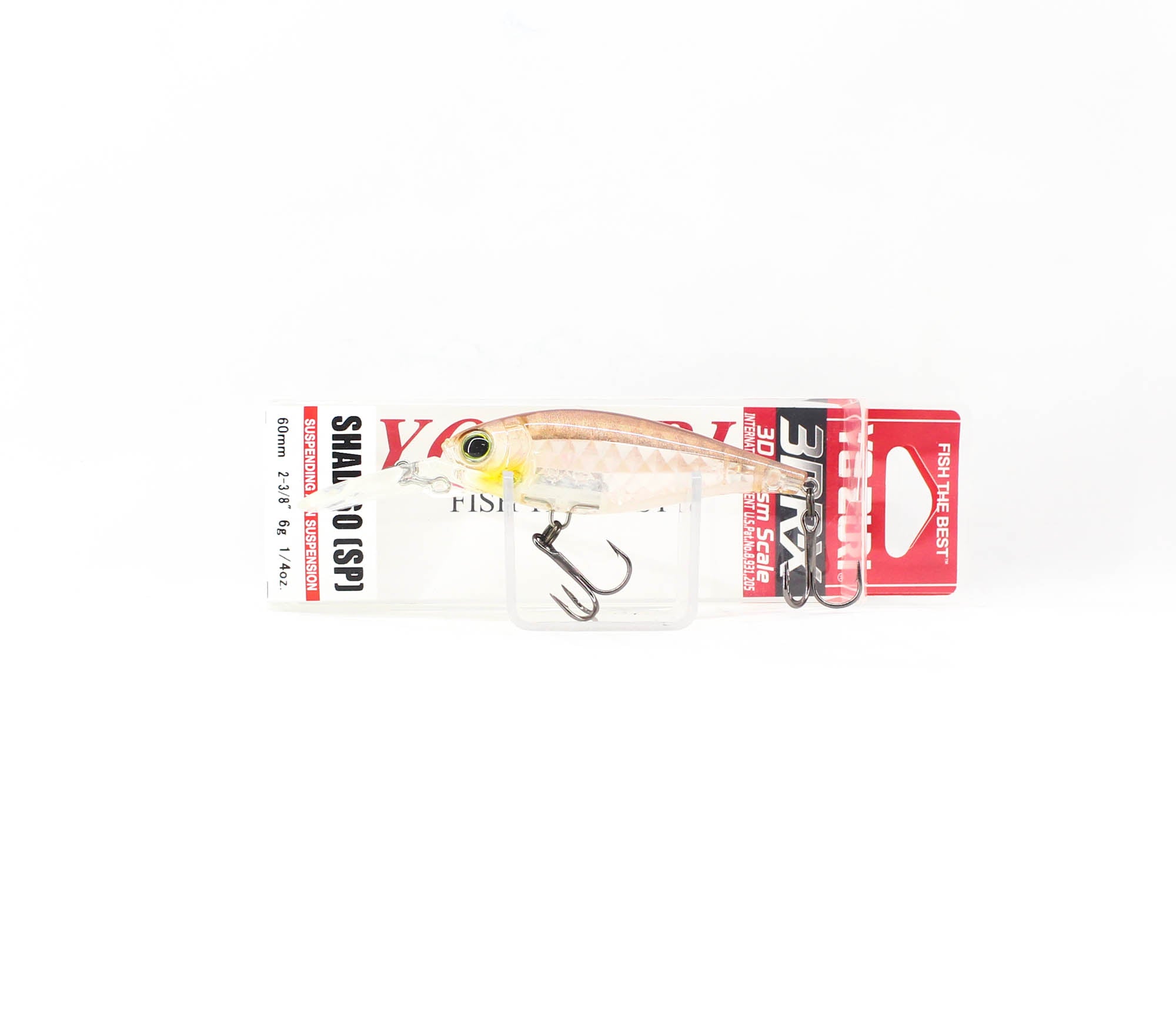 Yo Zuri 3DR-X Shad 60SP Suspend Lure R1438-GSSM (8145)