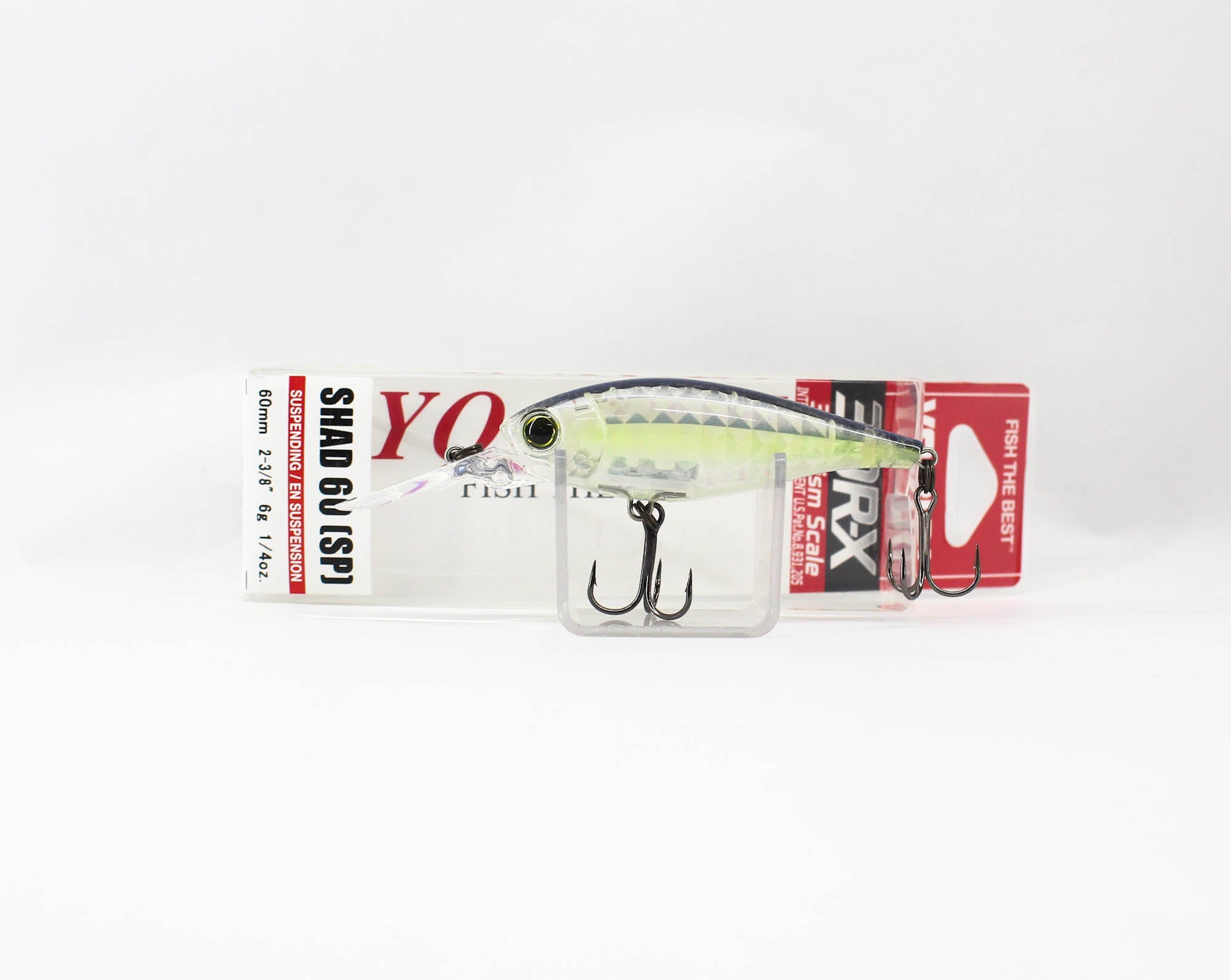 Yo Zuri 3DR-X Shad 60SP Suspend Lure R1438-GSSS (8152)