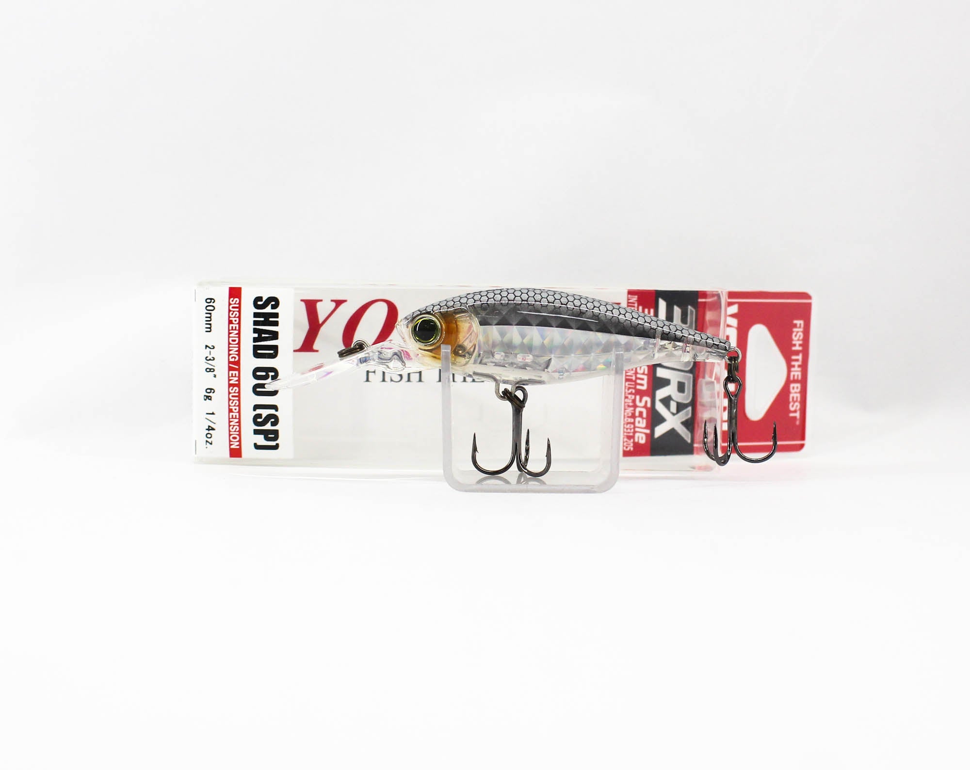 Yo Zuri 3DR-X Shad 60SP Suspend Lure R1438-PGSH (8176)