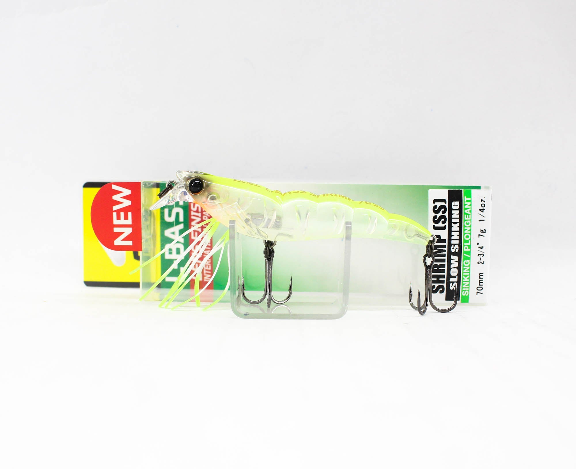 Yo Zuri Duel L Bass Shrimp 70SS Sinking Lure F1221-GSCB (8633)