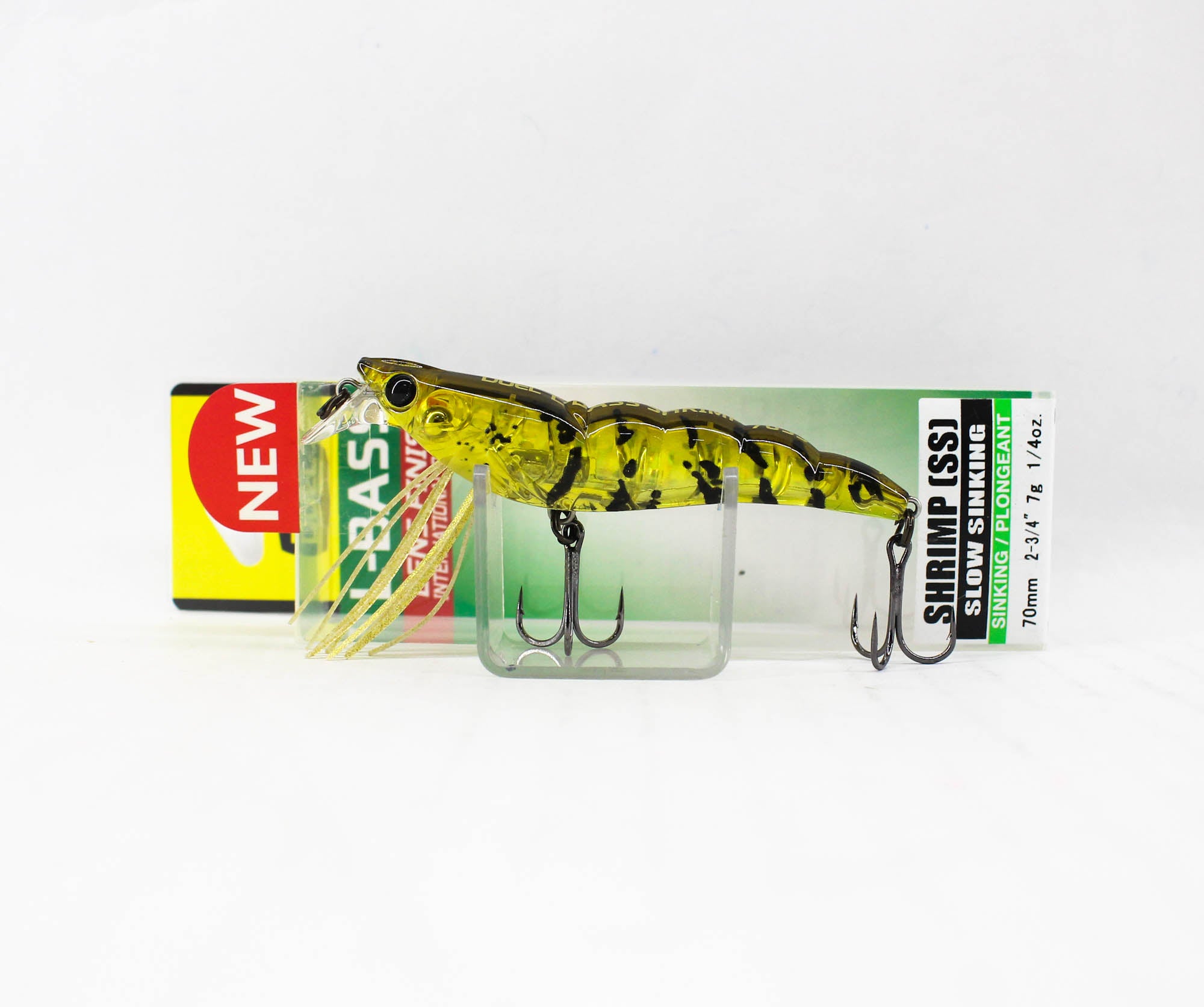 Yo Zuri Duel L Bass Shrimp 70SS Sinking Lure F1221-GSEB (8640)