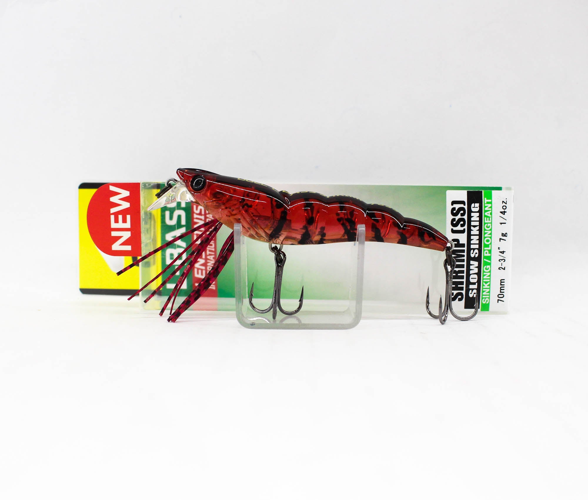 Yo Zuri Duel L Bass Shrimp 70SS Sinking Lure F1221-GSRT (8657)