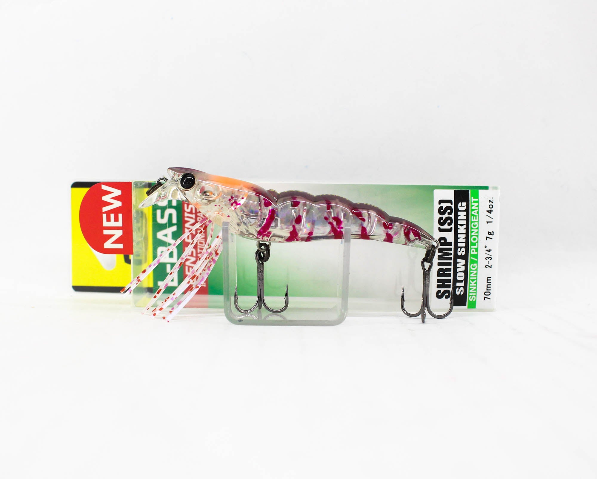 Yo Zuri Duel L Bass Shrimp 70SS Sinking Lure F1221-SEB (8671)