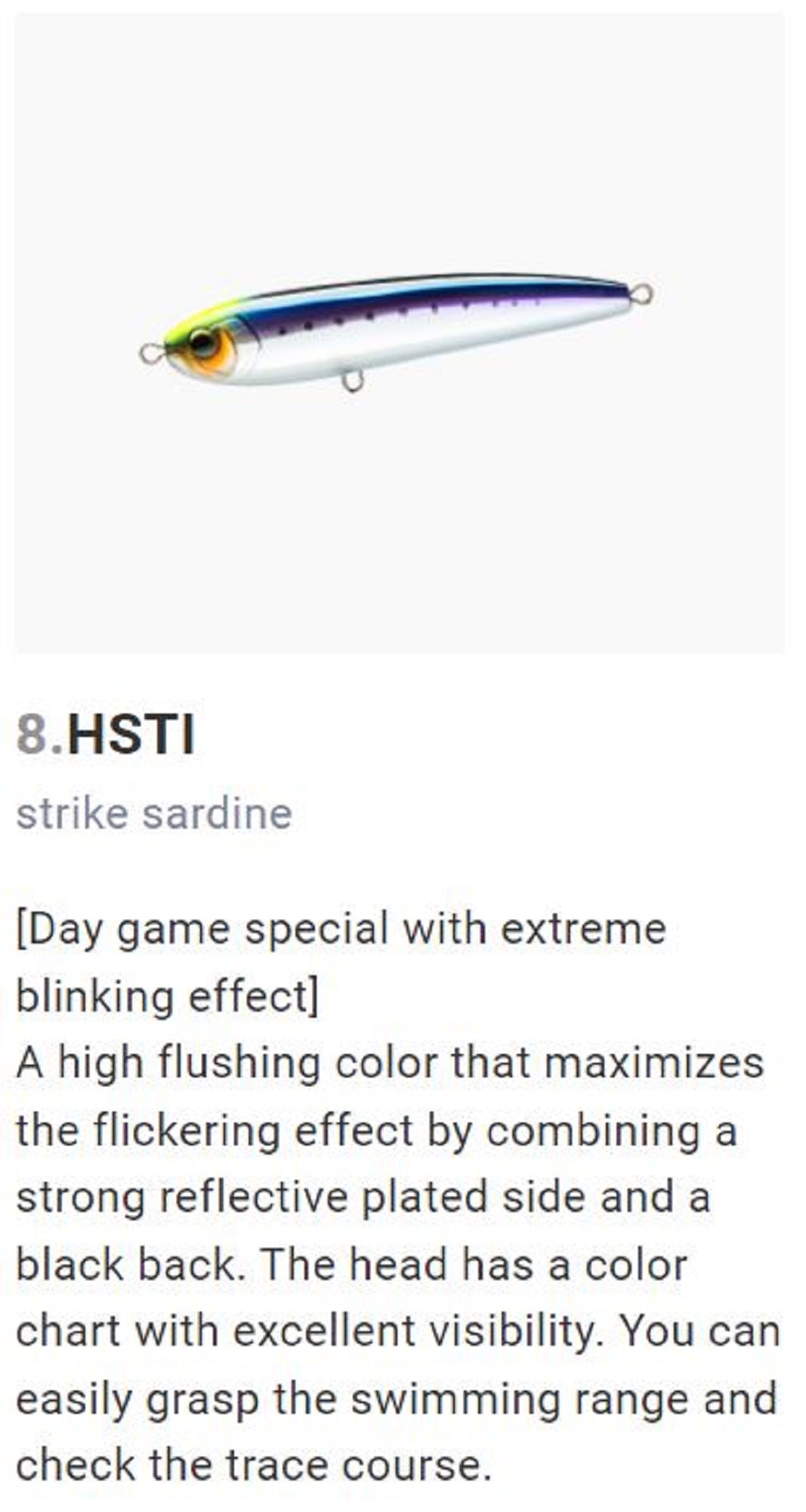 Yo Zuri Duel Hardcore Bullet Dive 140 mm Floating Lure F1222-HSTI (8947)