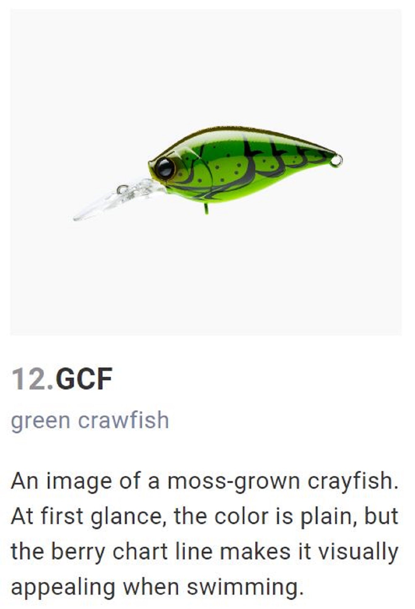 Yo Zuri Duel Hardcore Crank MR 60F Floating Lure R1364-GCF (9944)