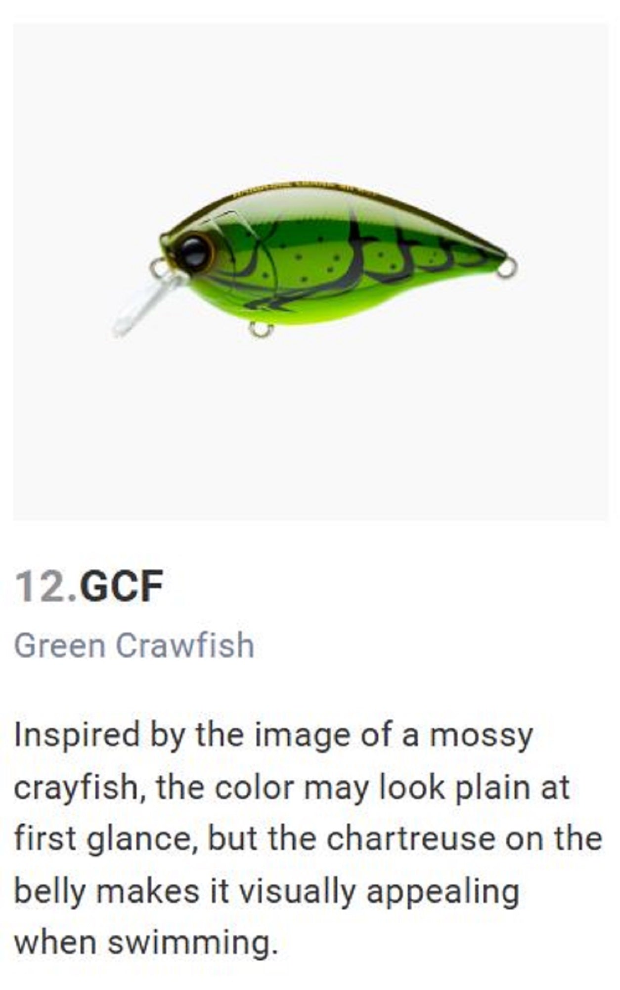 Yo Zuri Duel Hardcore Crank SR 65F Floating Lure R1363-GCF (9975)
