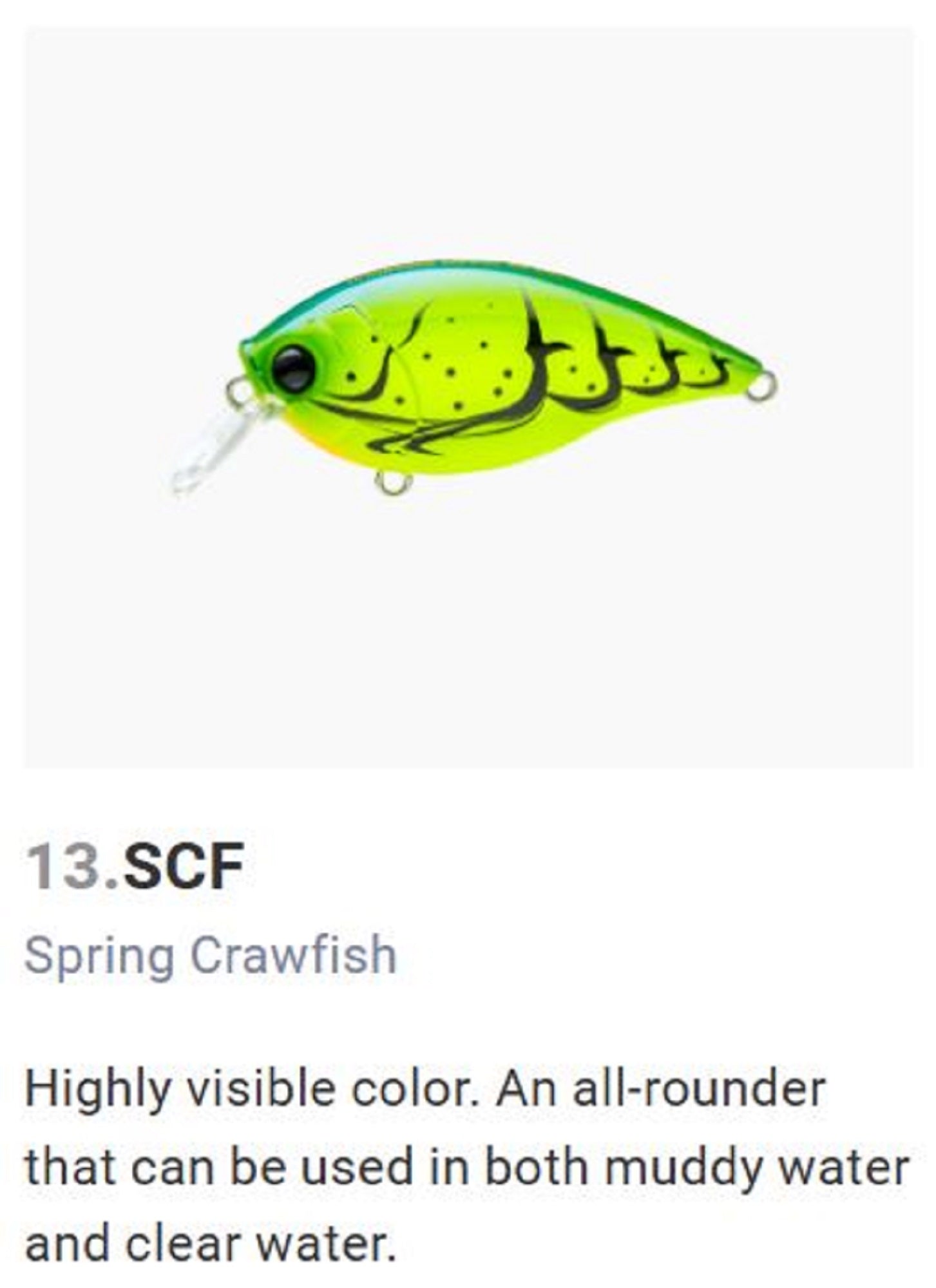 Yo Zuri Duel Hardcore Crank SR 65F Floating Lure R1363-SCF (9982)